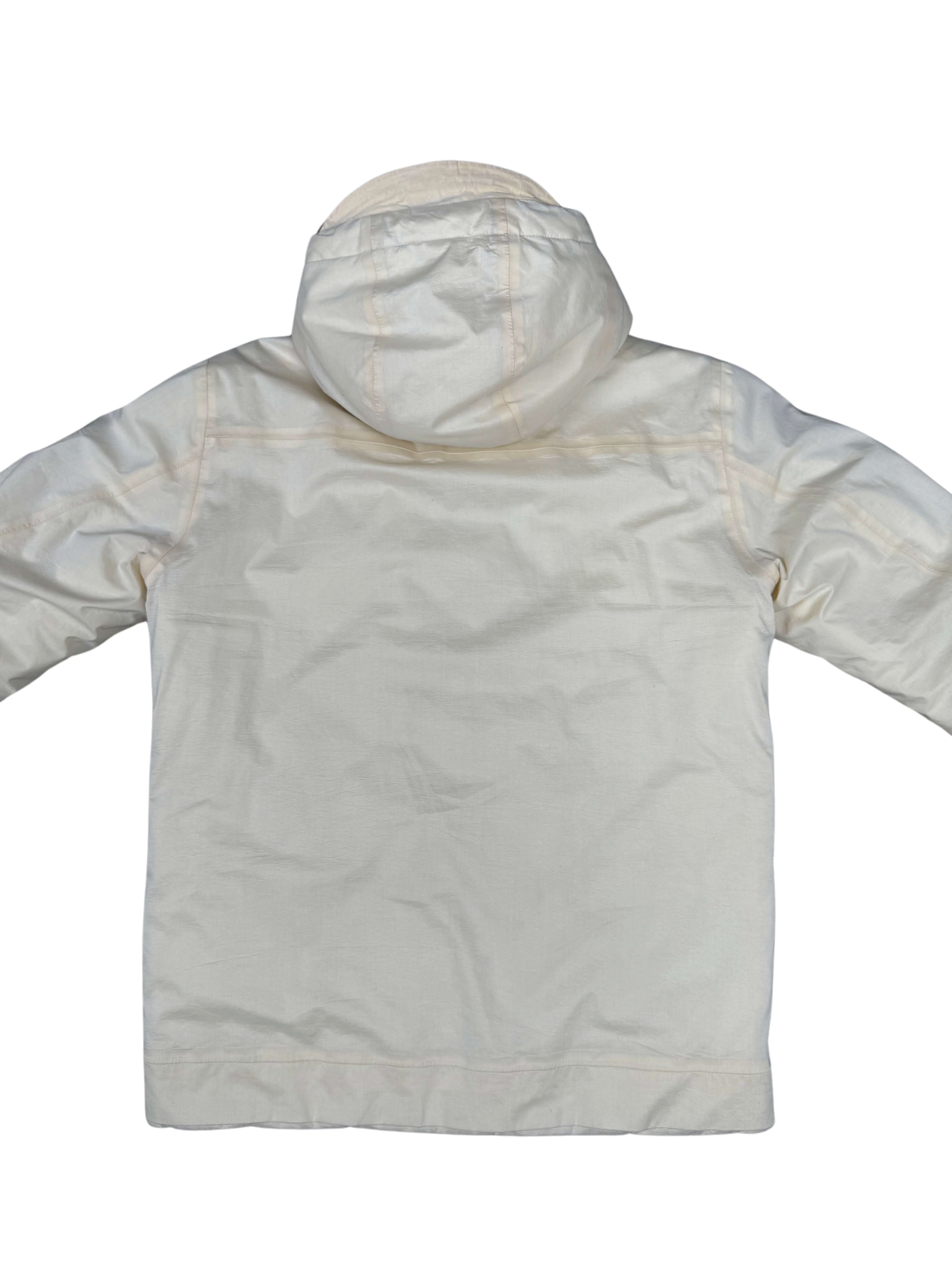 Stone Island Primaloft Quilted Patch Logo Coat - Beige Stone Island