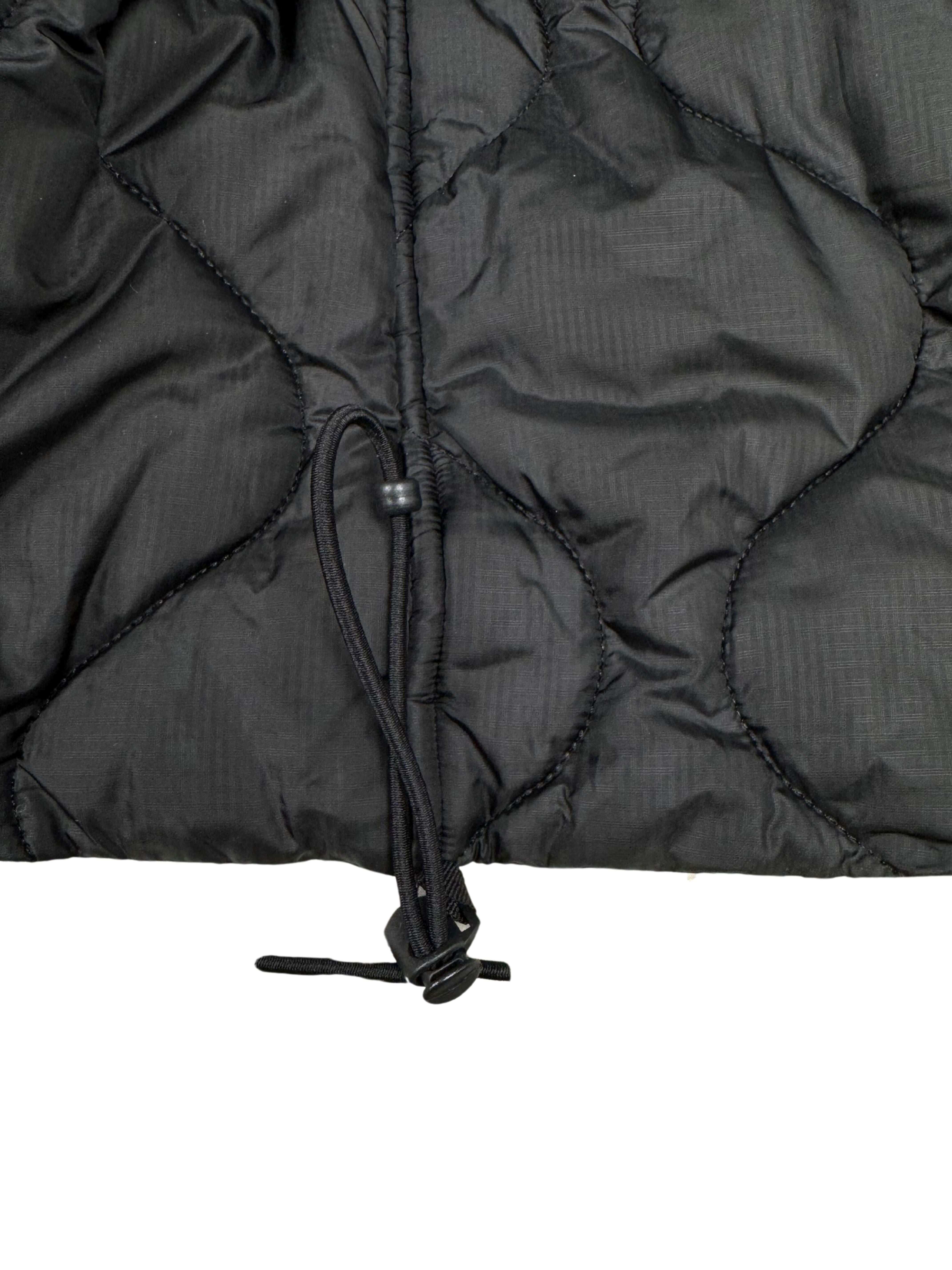 Stone Island Primaloft Quilted Patch Logo Coat - Beige Stone Island