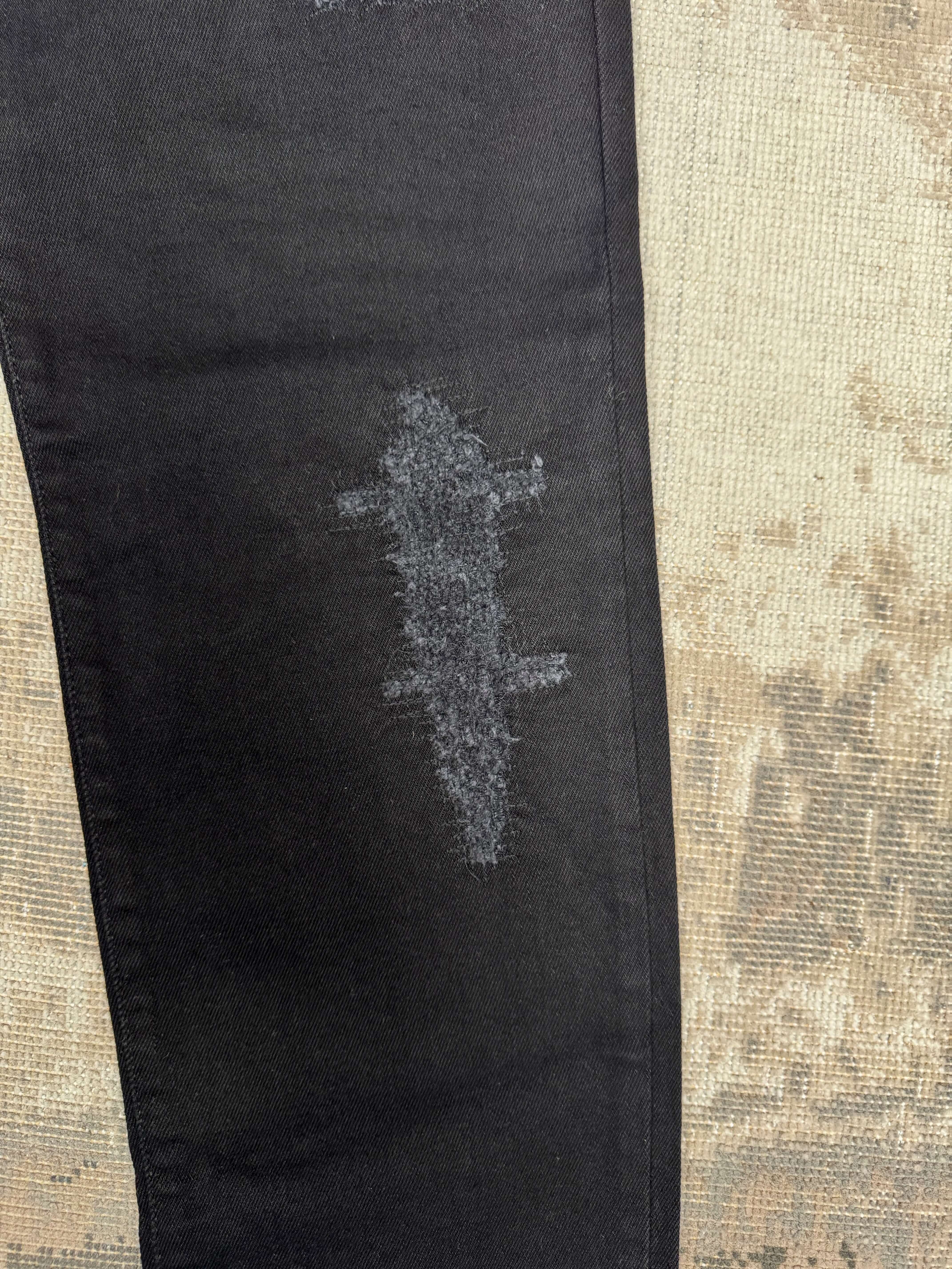 Givenchy Distressed Jeans - Black Denim Givenchy