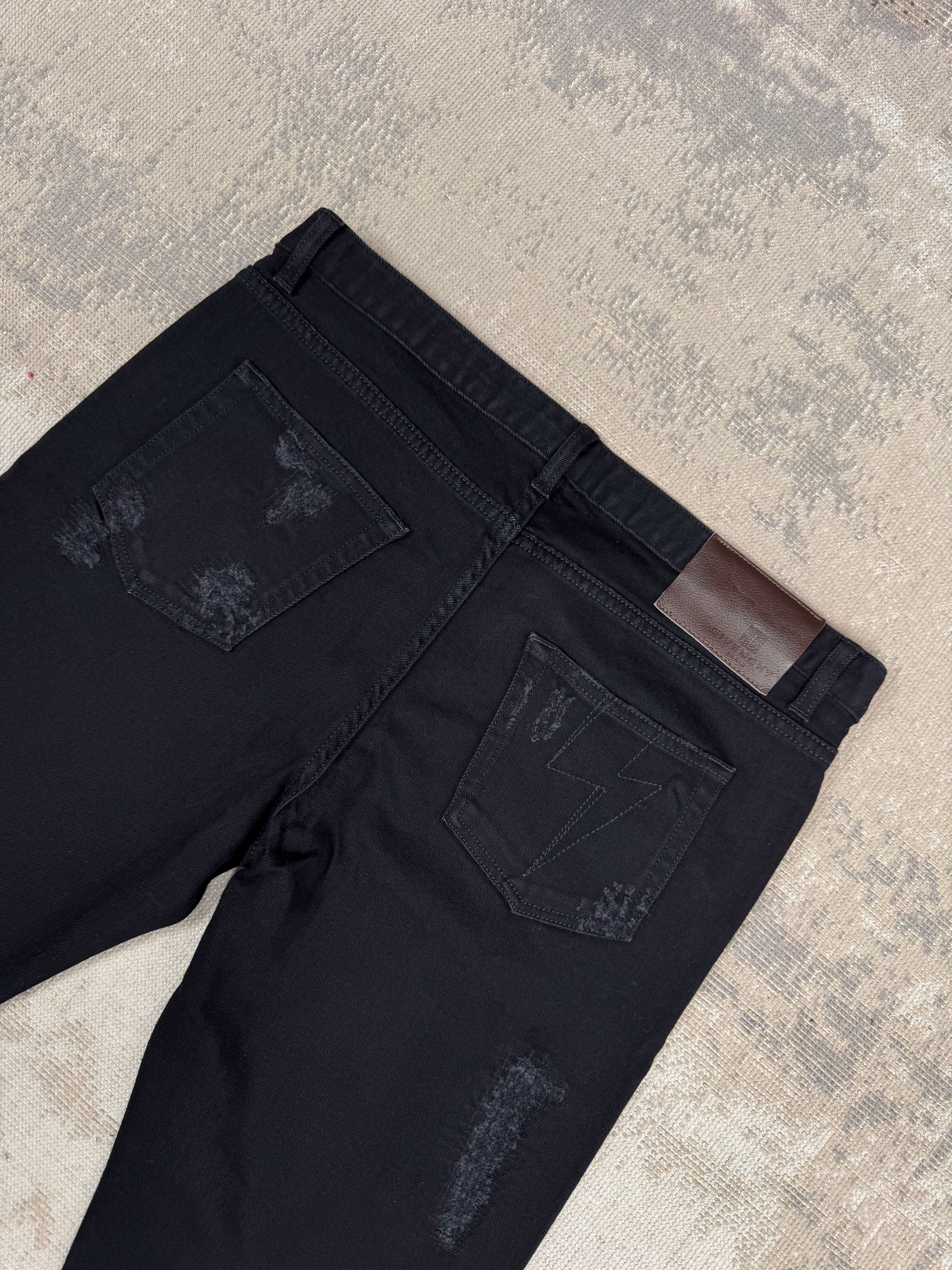 Givenchy Distressed Jeans - Black Denim Givenchy