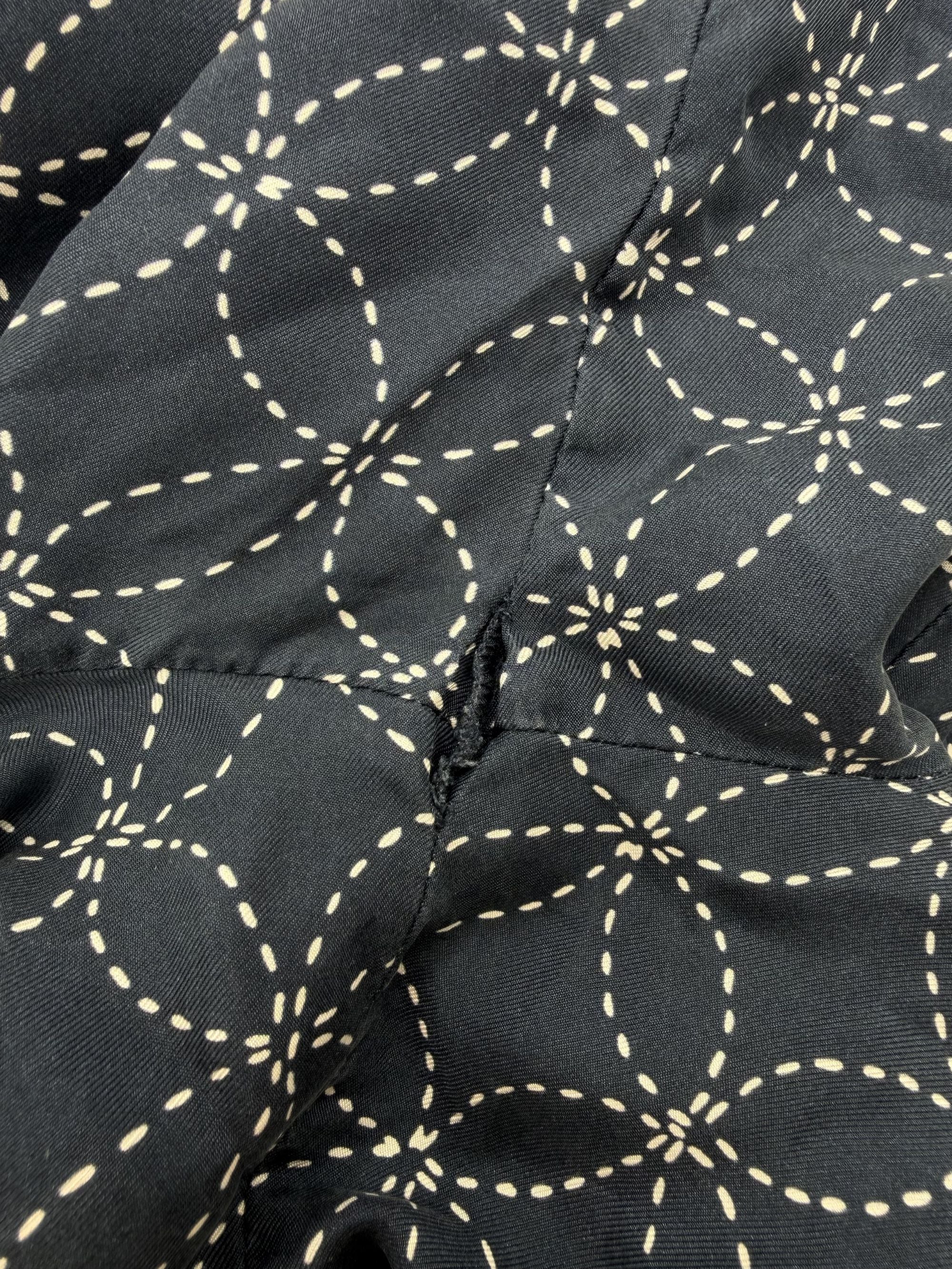 KITH Silk Geometric Shirt - Navy KITH