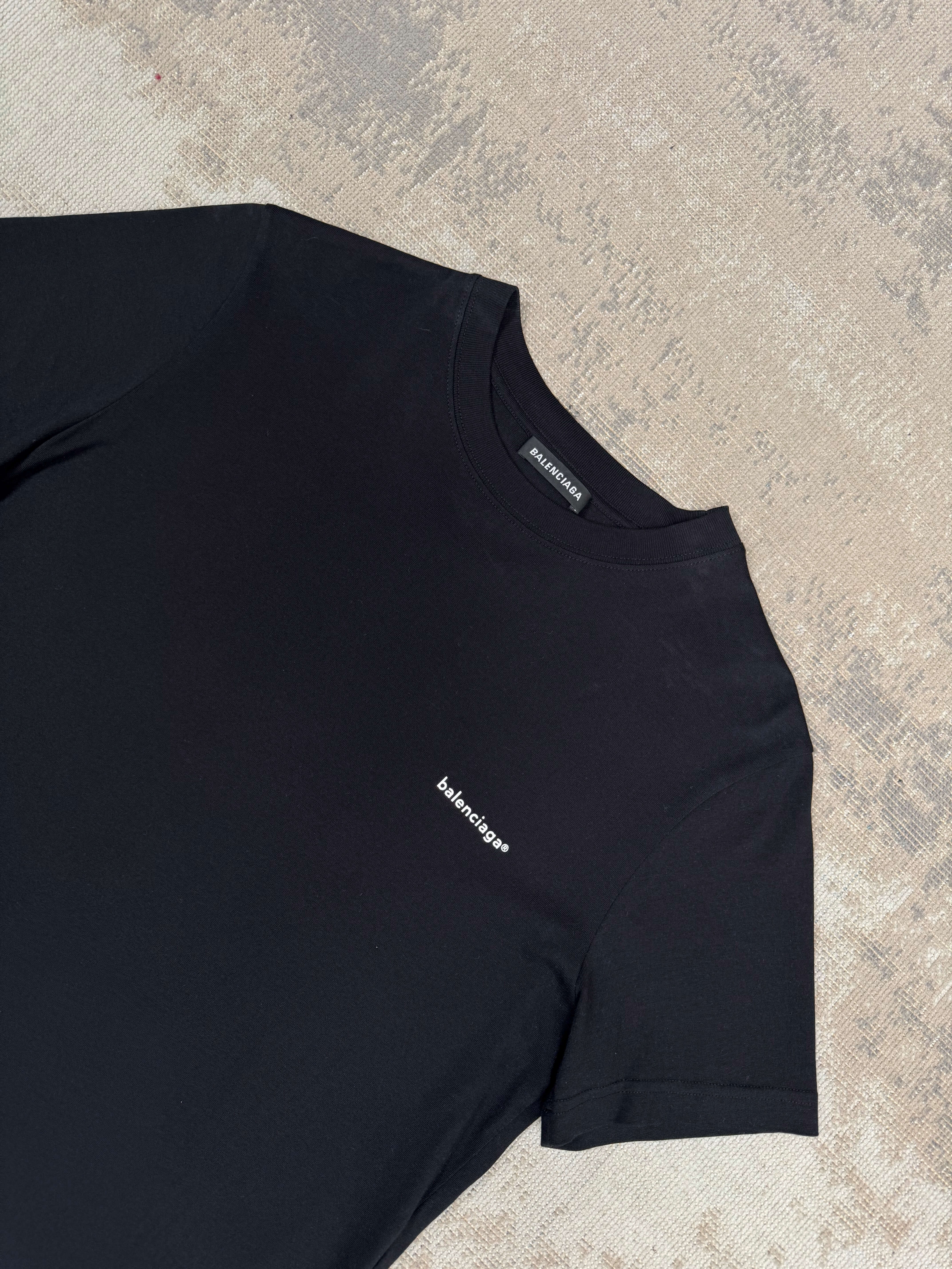 Balenciaga Logo T-Shirt - Black Balenciaga