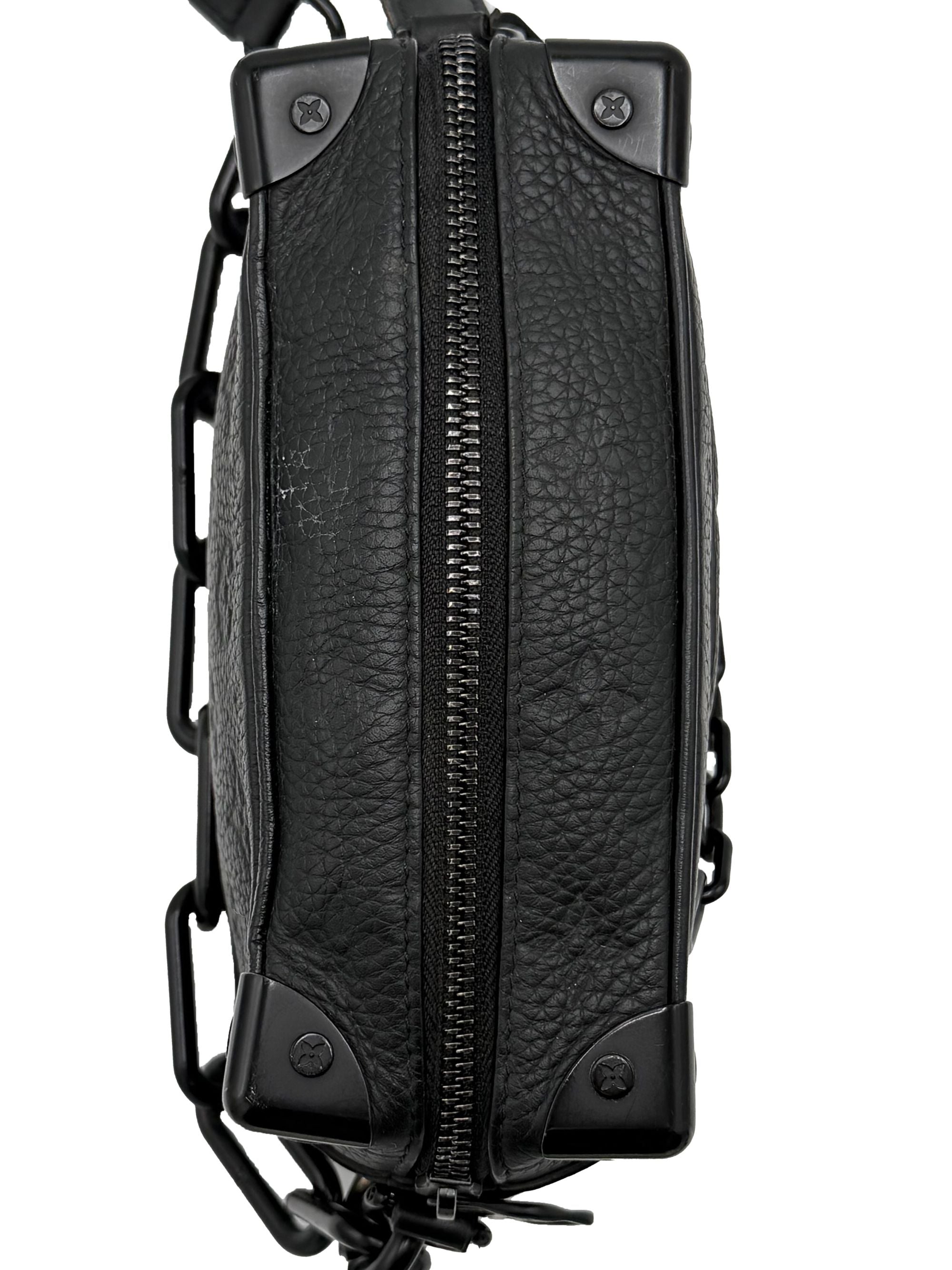 Louis Vuitton Mini Taurllion Monogram Soft Trunk - Black Louis Vuitton