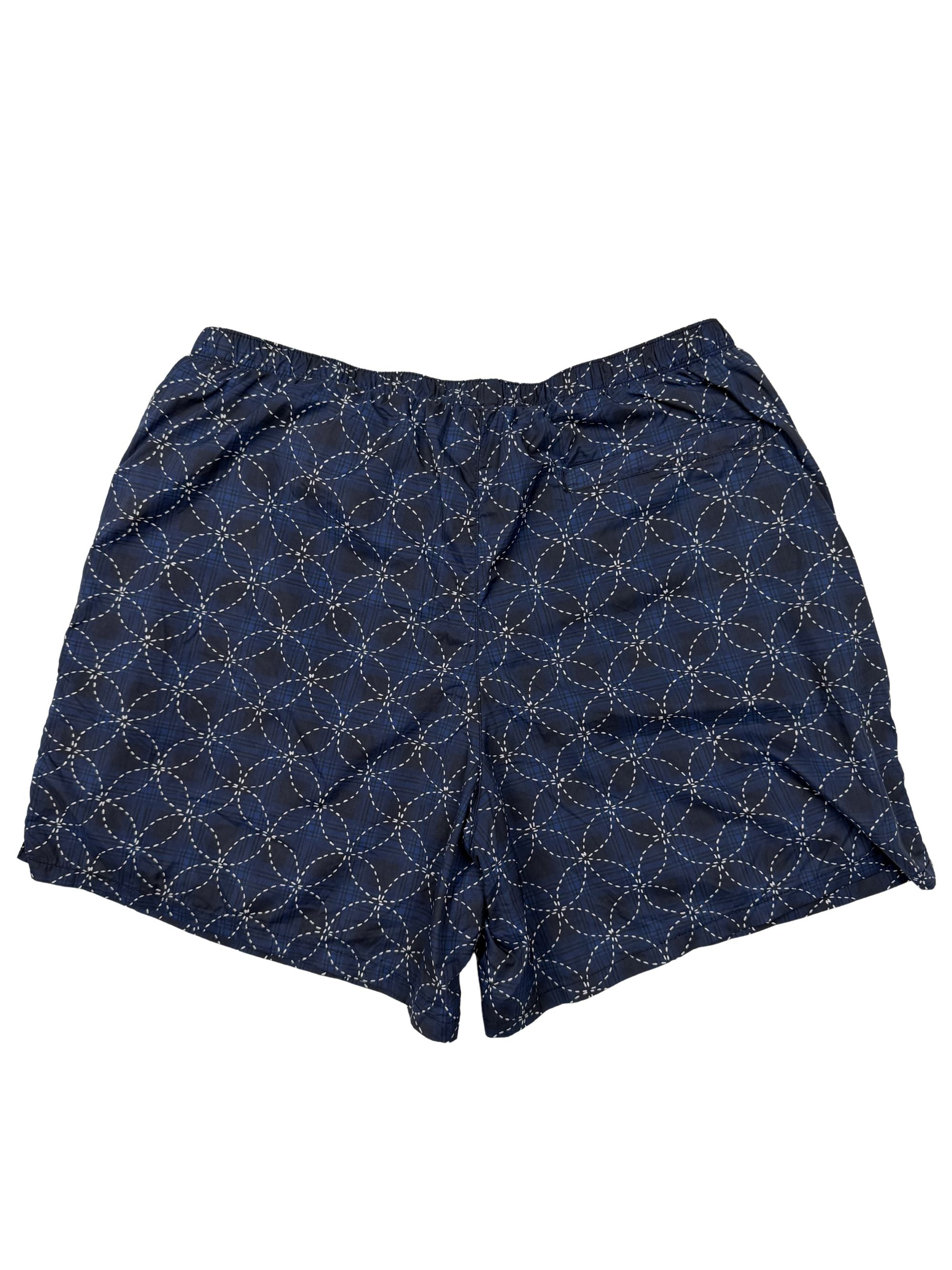 KITH Geometric Swimshorts - Navy KITH