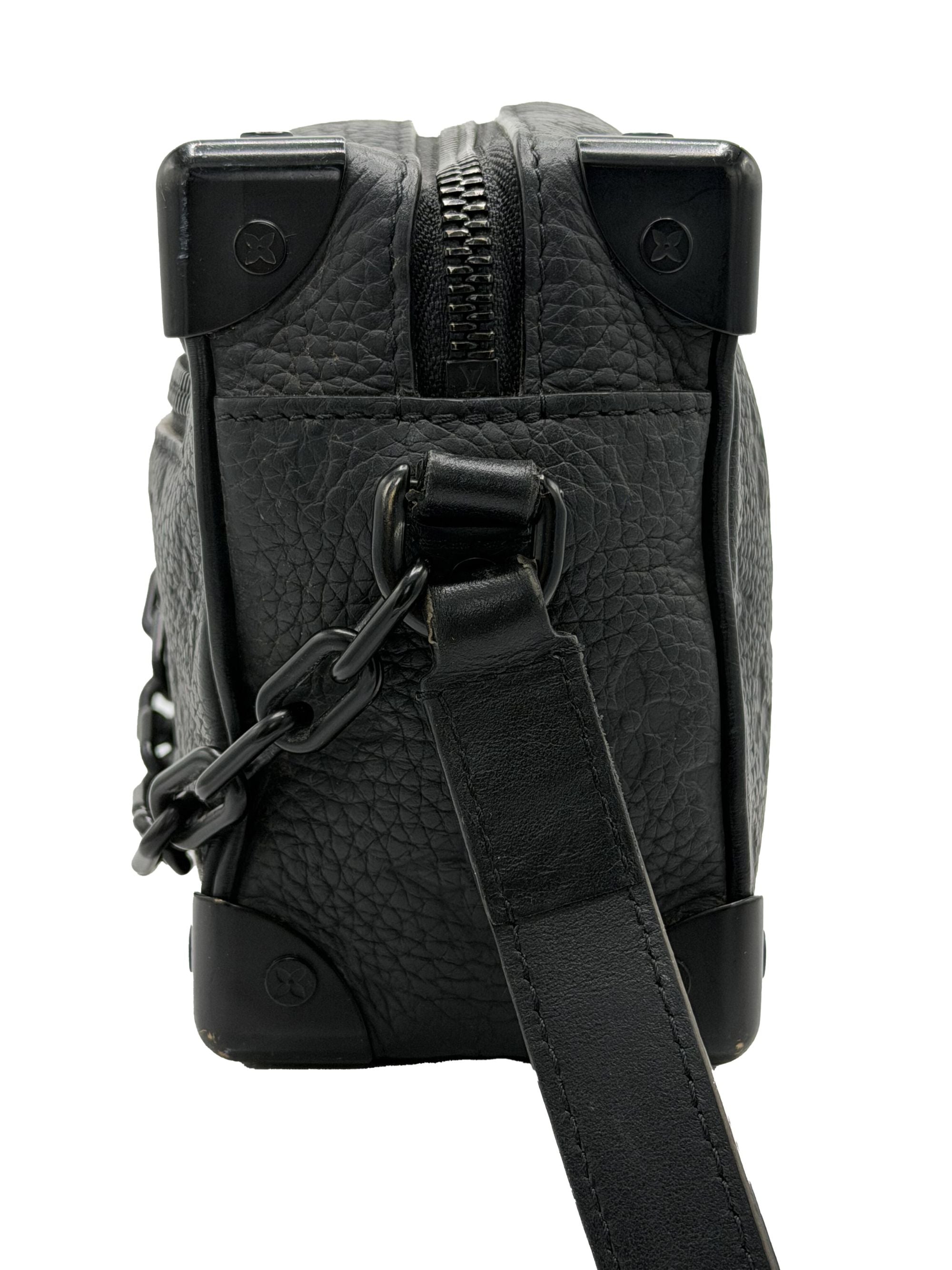 Louis Vuitton Mini Taurllion Monogram Soft Trunk - Black Louis Vuitton