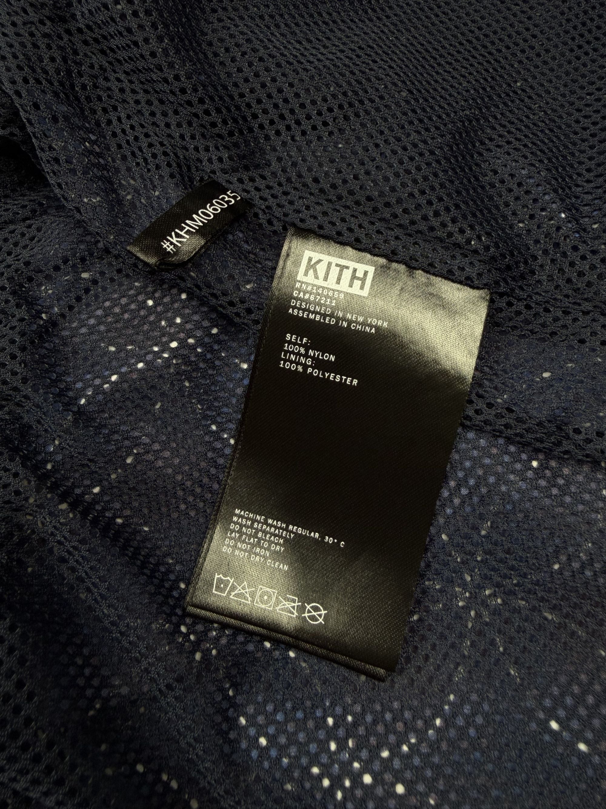 KITH Geometric Swimshorts - Navy KITH