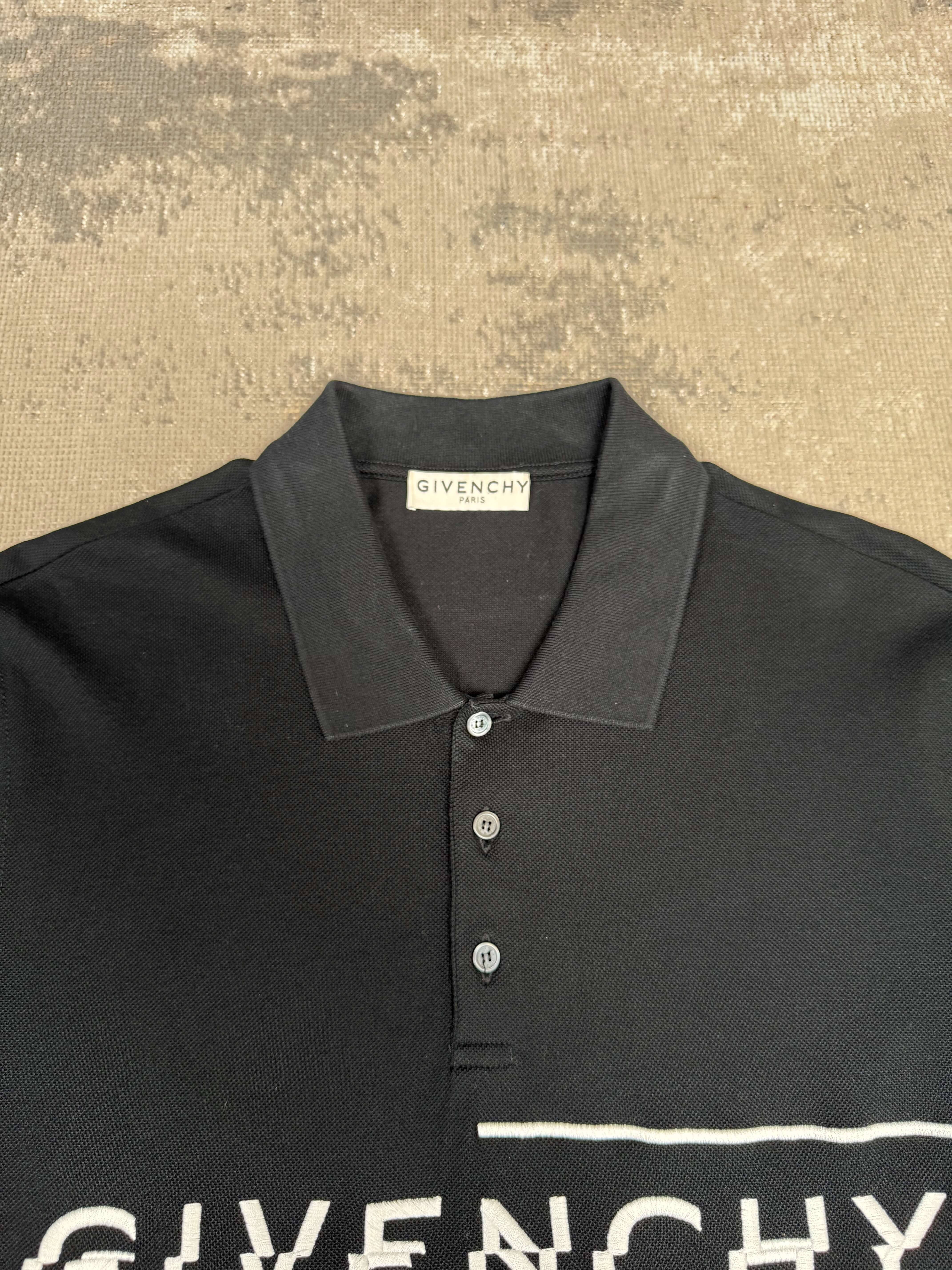 Givenchy Split Polo - Black Givenchy
