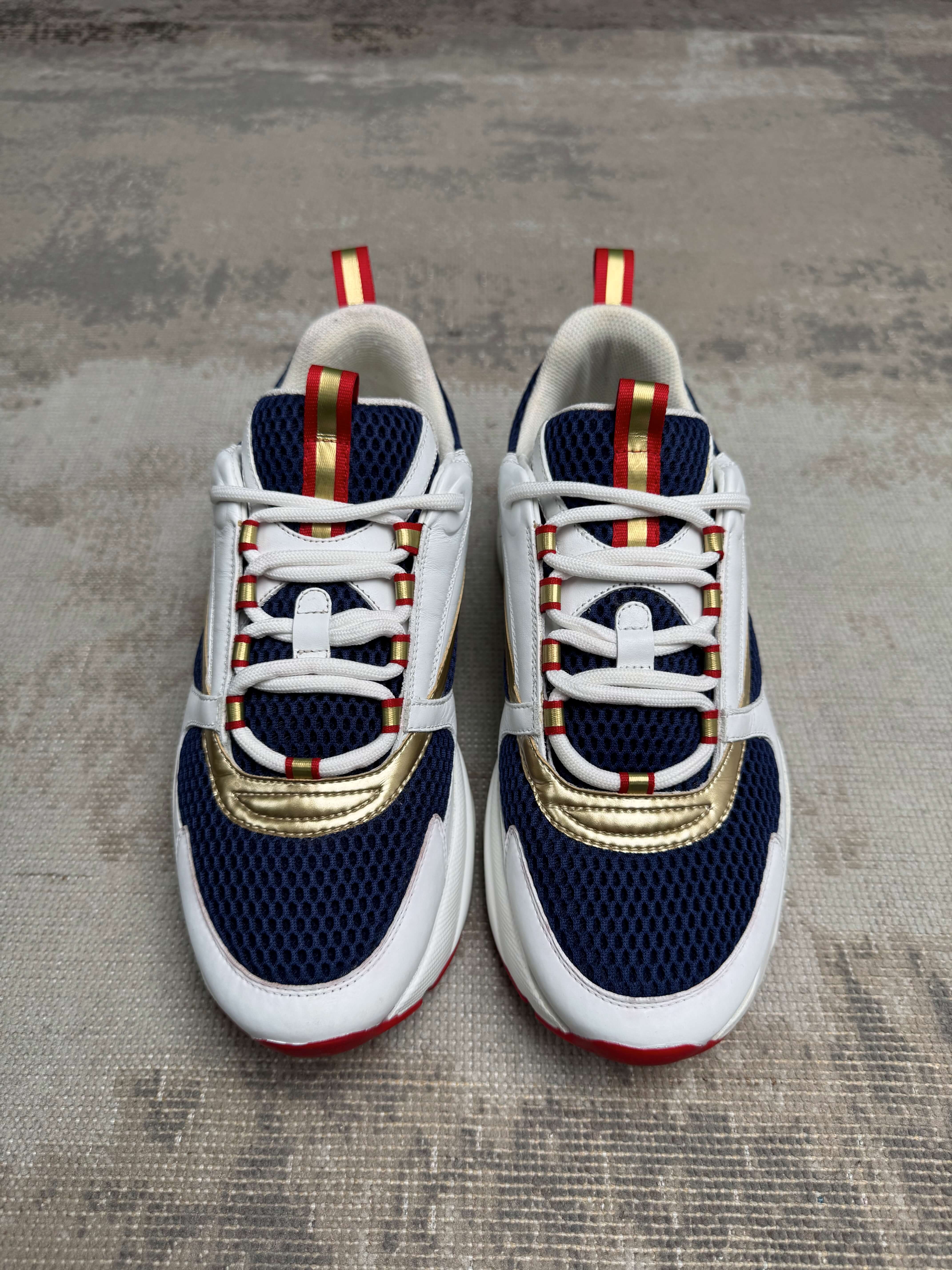Dior B22 Trainer - White / Blue Dior