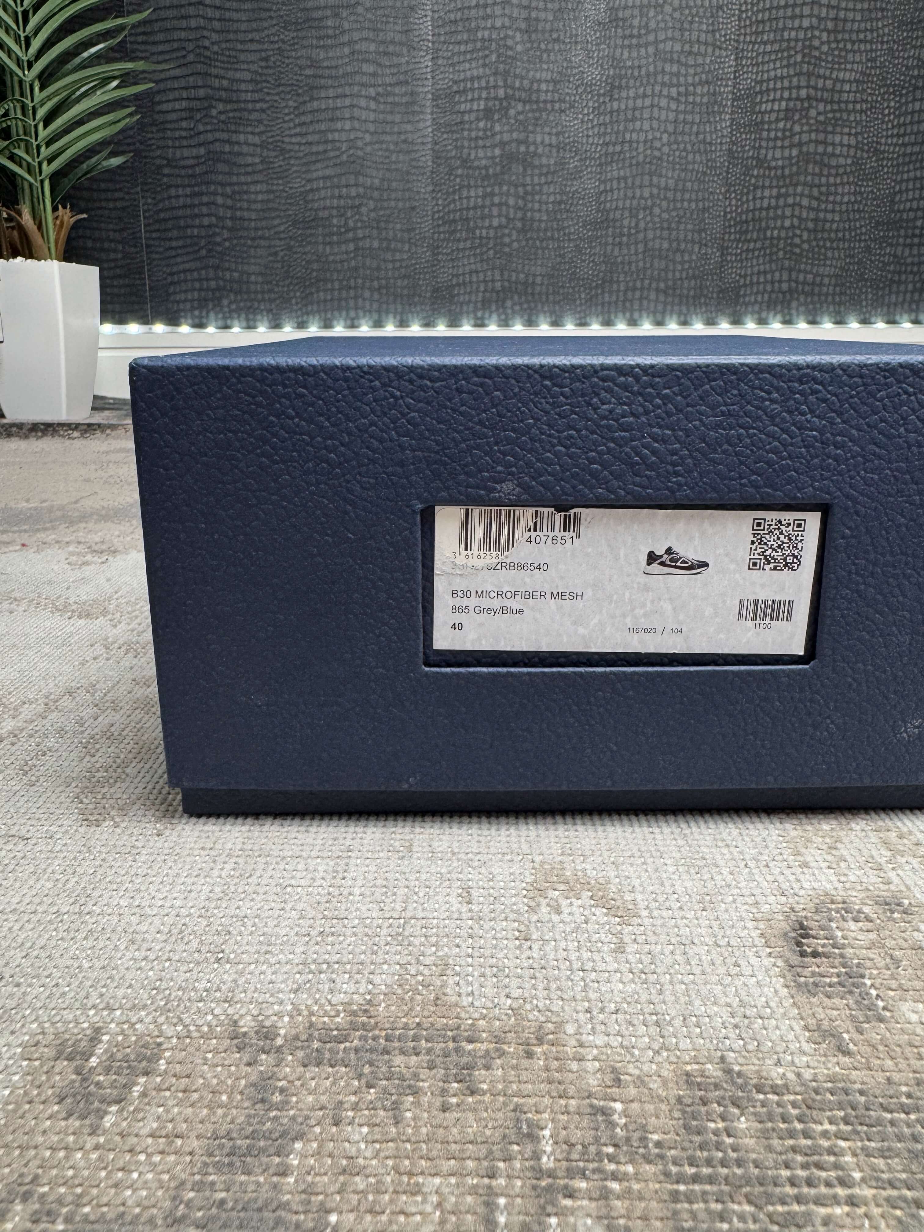 Dior B30 Trainer - Navy Dior