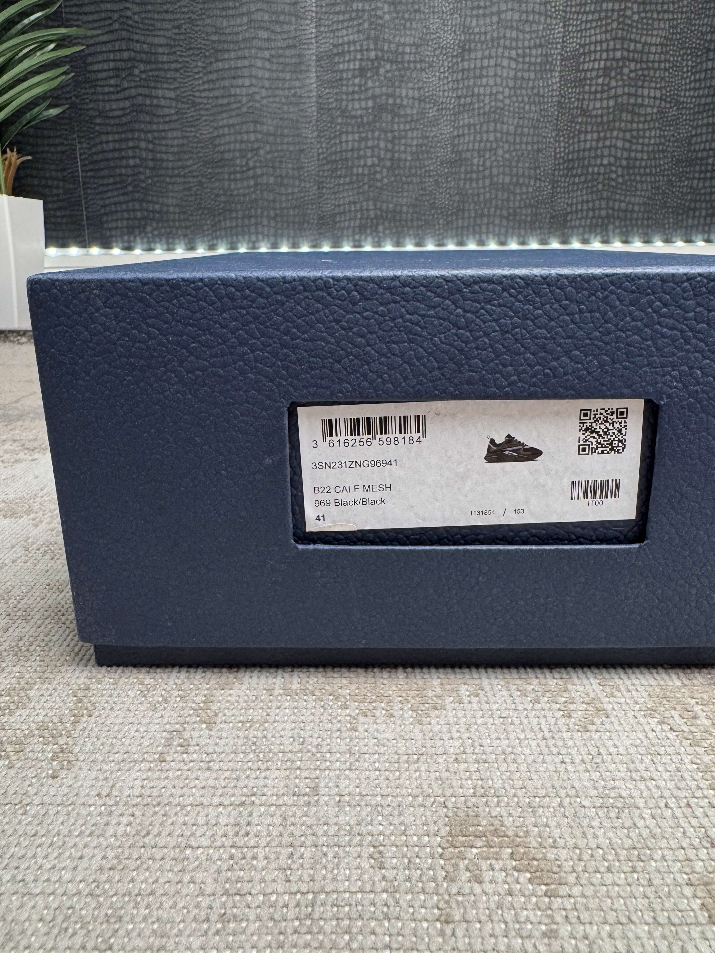 Dior B22 Trainer - Black Dior