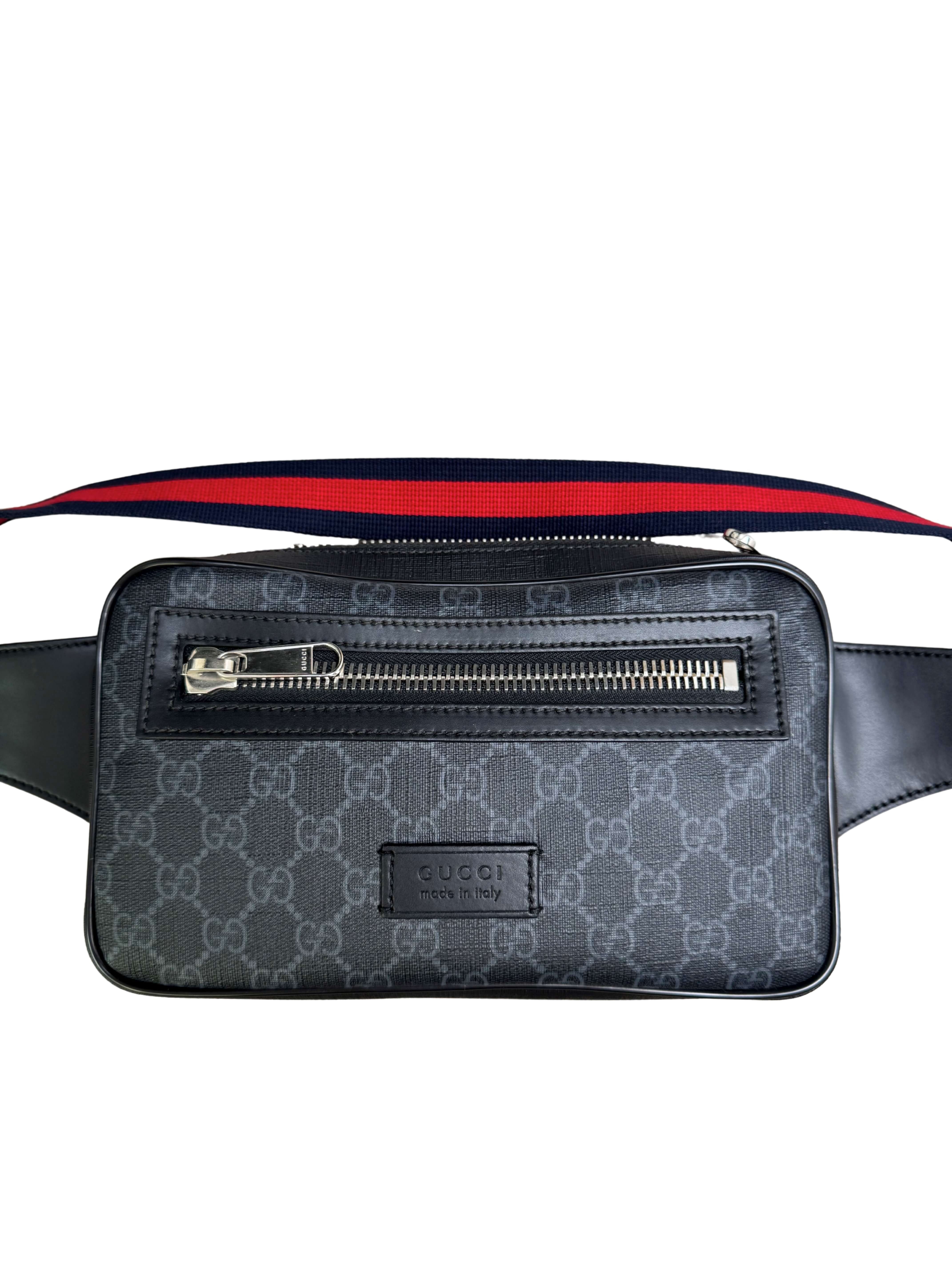 Gucci GG Supreme Shoulder / Waist Bag - Black Gucci