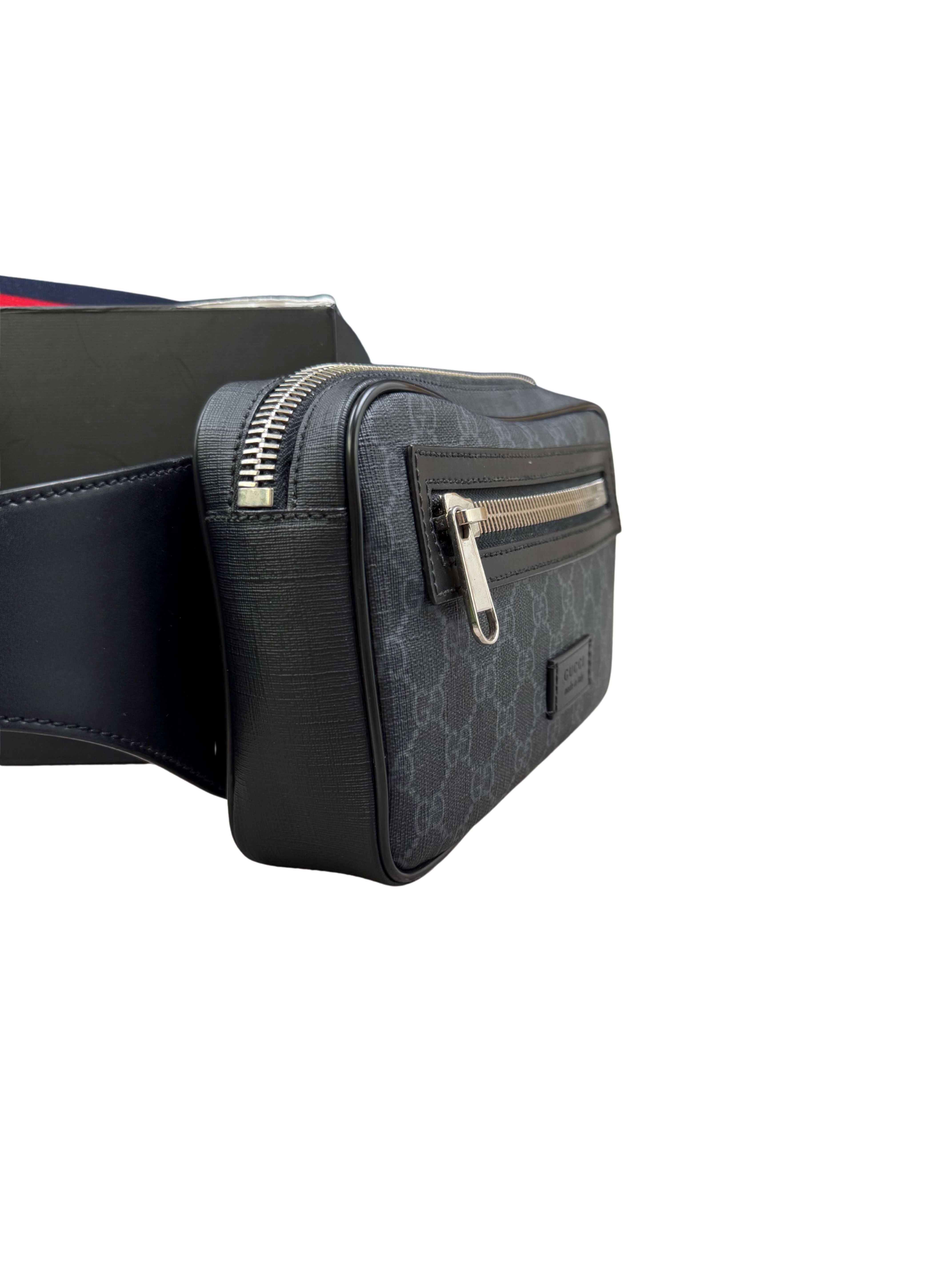 Gucci GG Supreme Shoulder / Waist Bag - Black Gucci