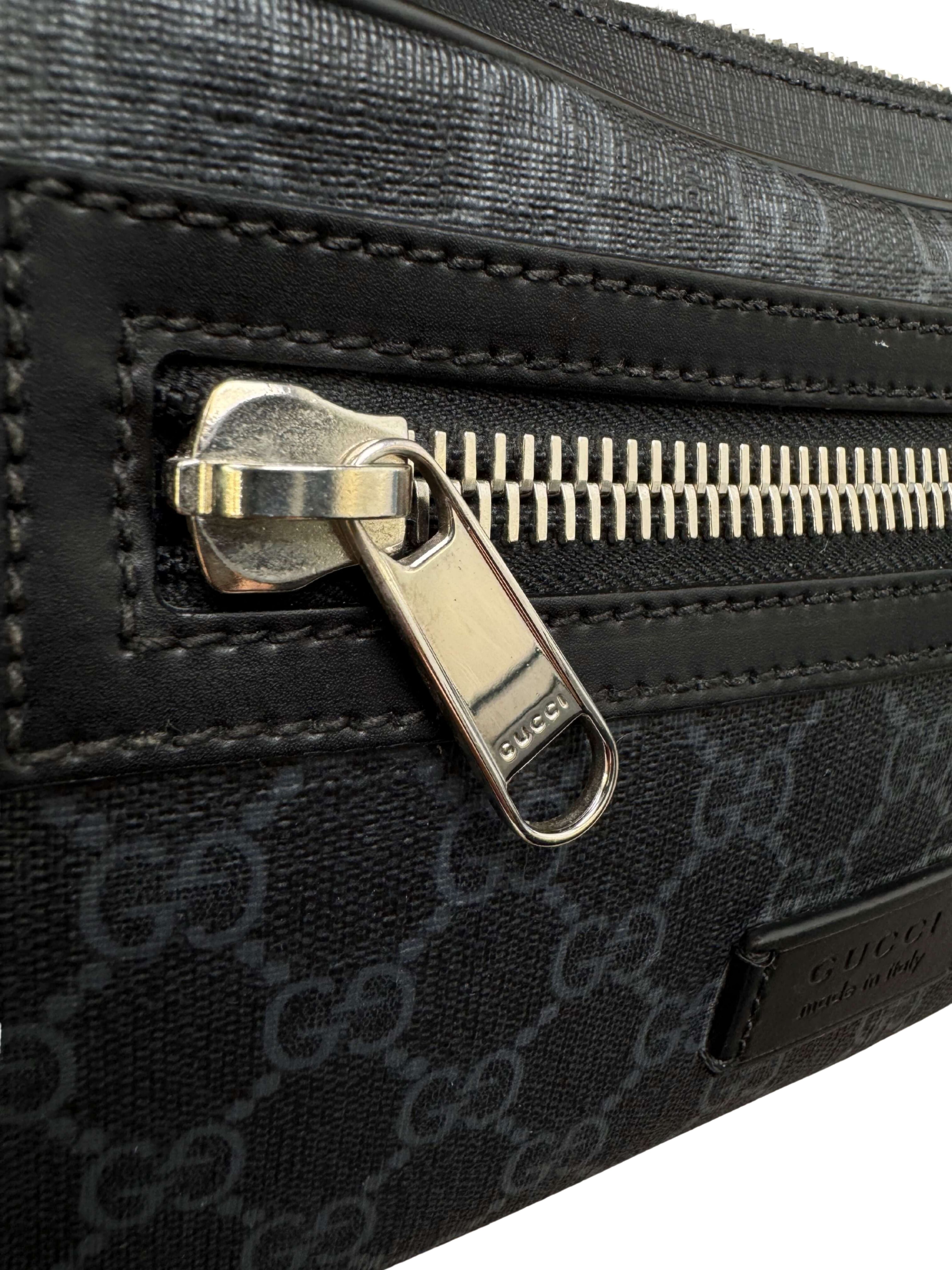 Gucci GG Supreme Shoulder / Waist Bag - Black Gucci
