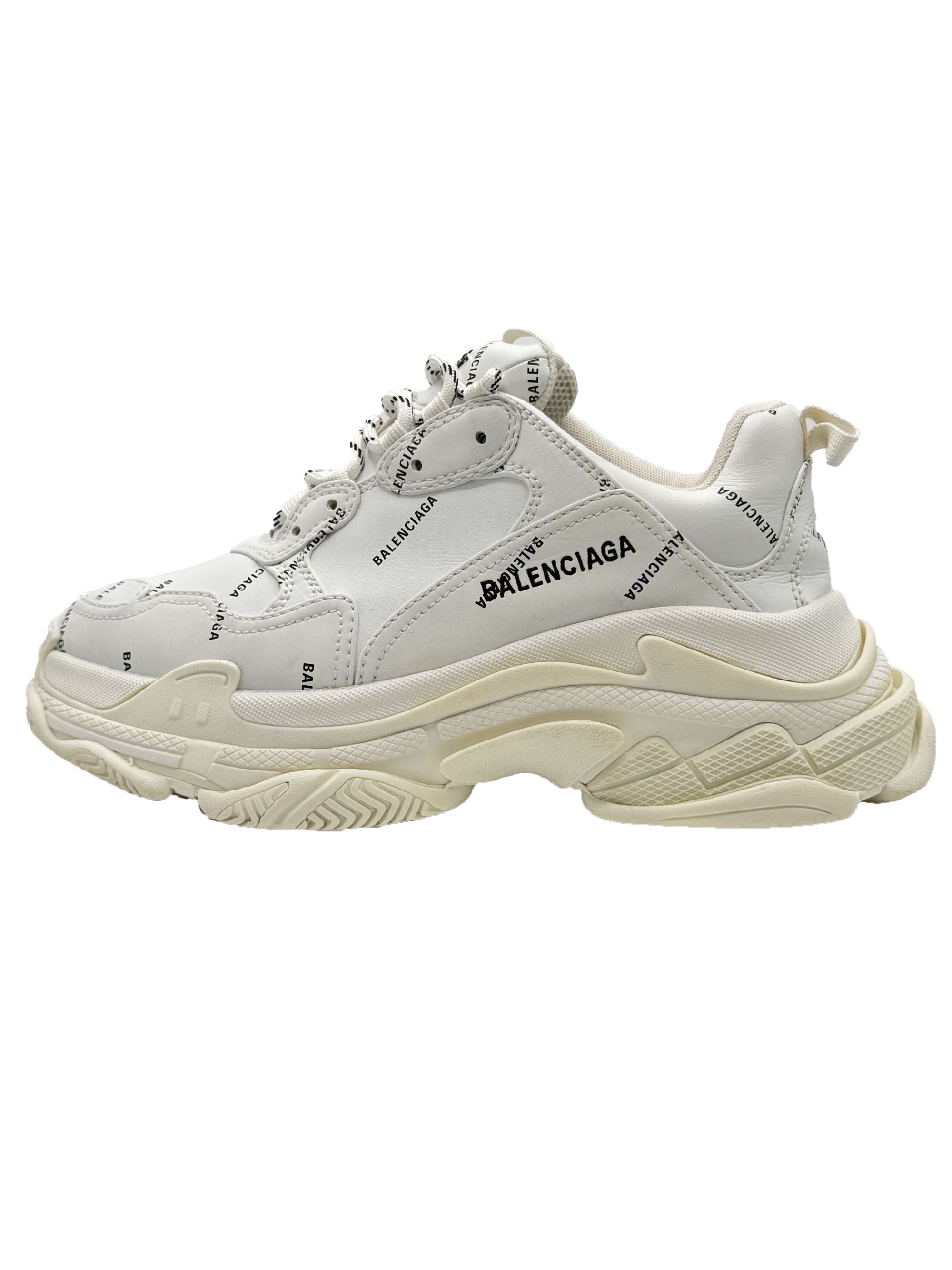 Balenciaga Triple S Trainer- White Balenciaga