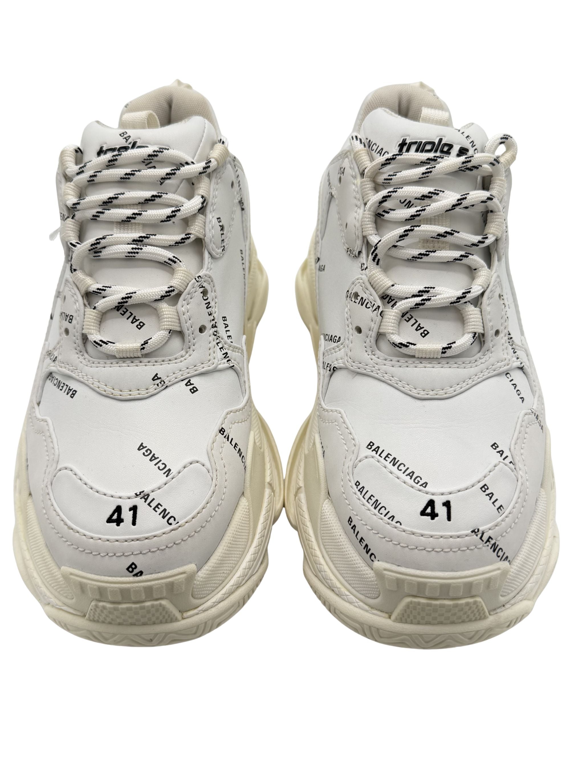 Balenciaga Triple S Trainer- White Balenciaga