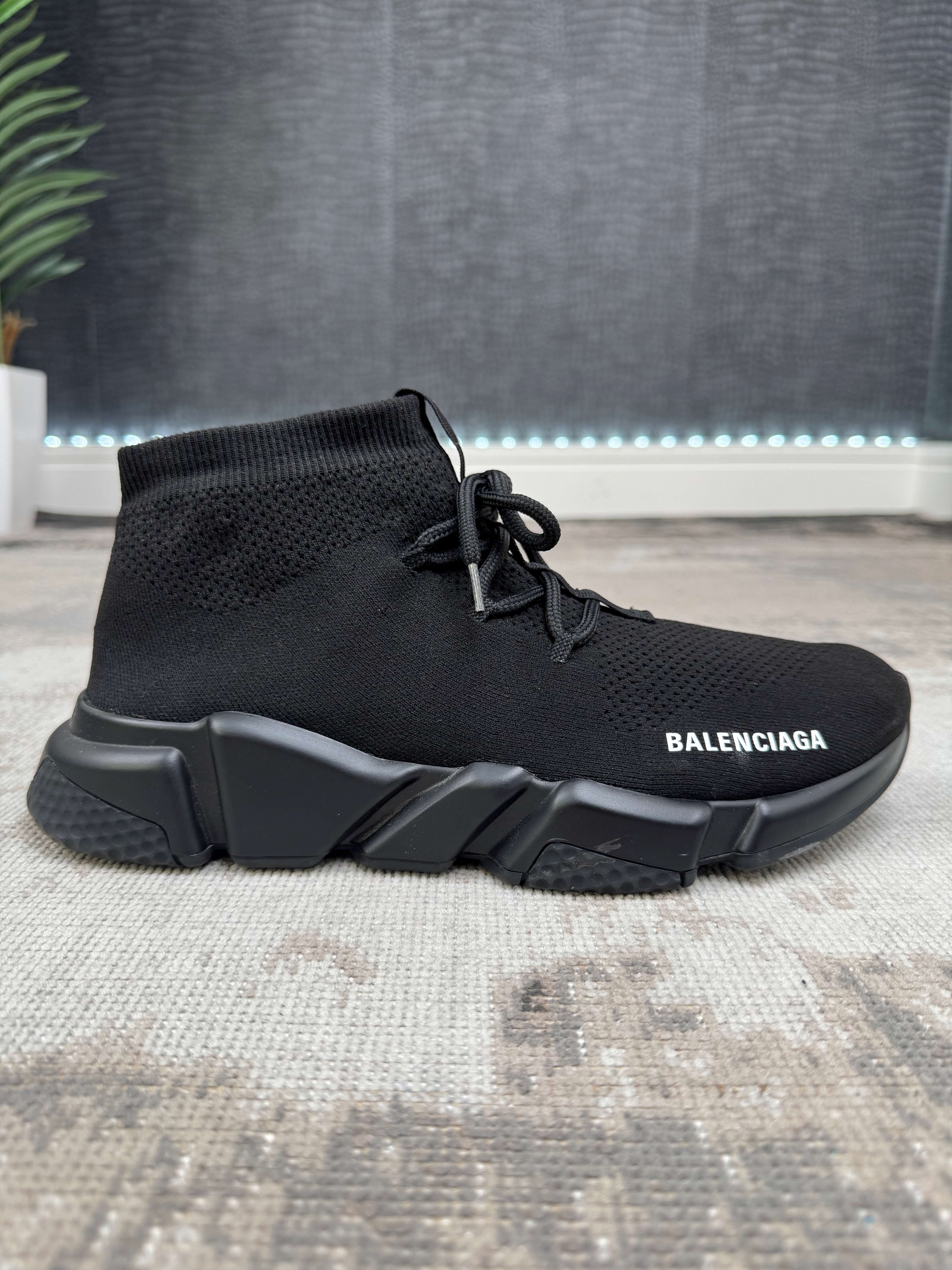 Balenciaga Speed Lace-Up Trainers - Black Balenciaga