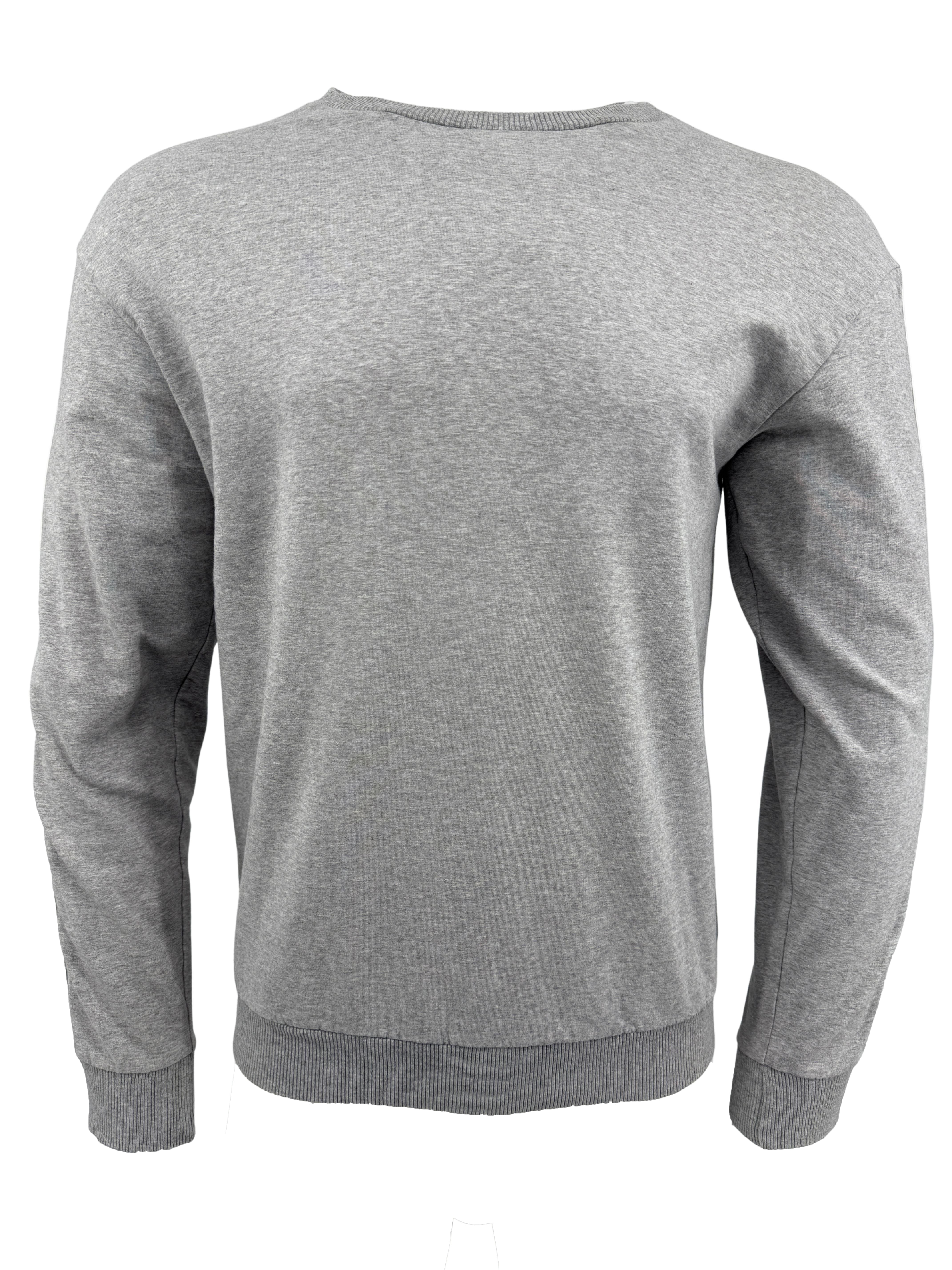 Moschino Underwear Tape Logo Crew Neck Sweatshirt - Grey Moschino
