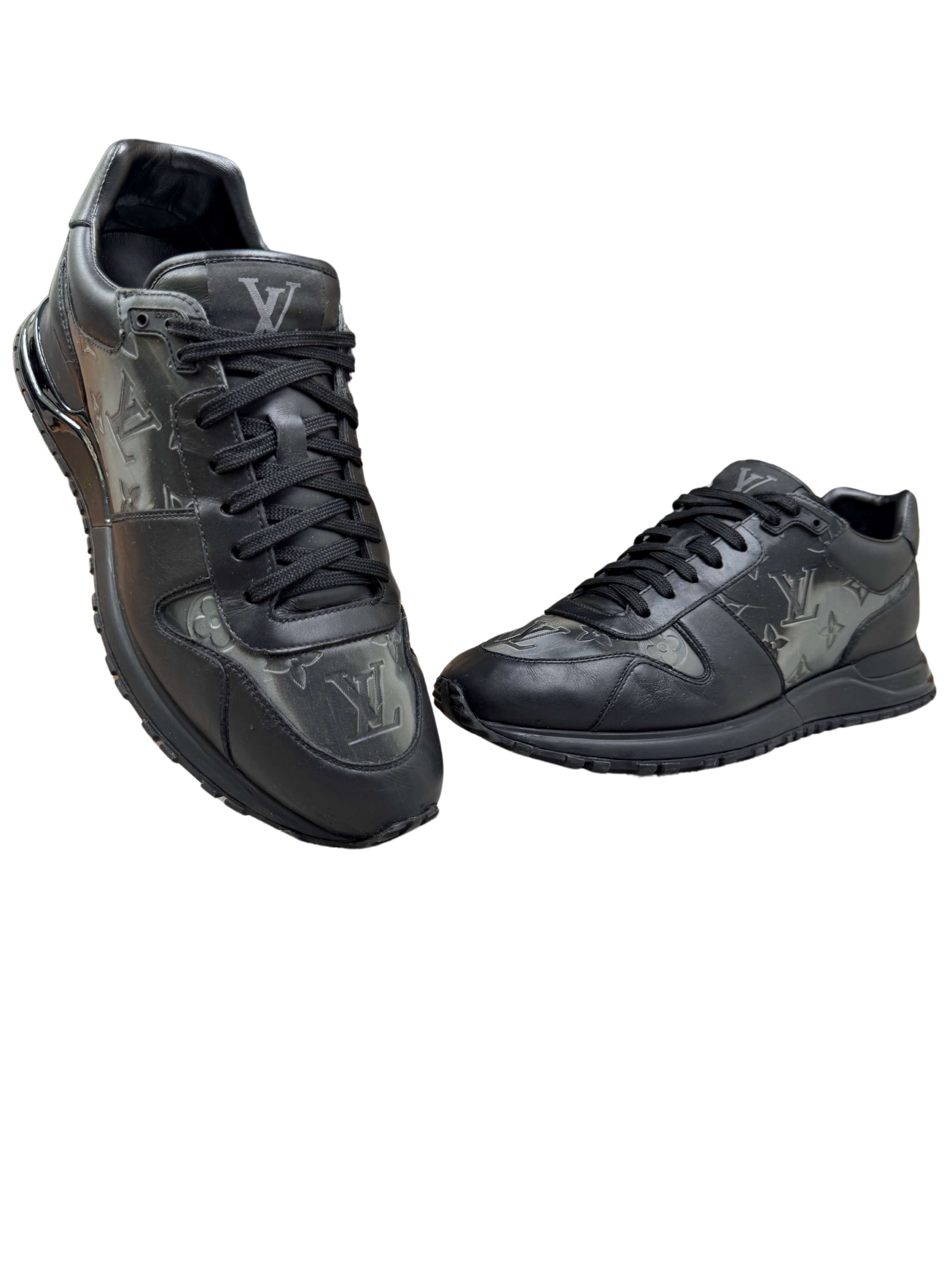 Louis Vuitton Run Away Iridescent Trainers - Black