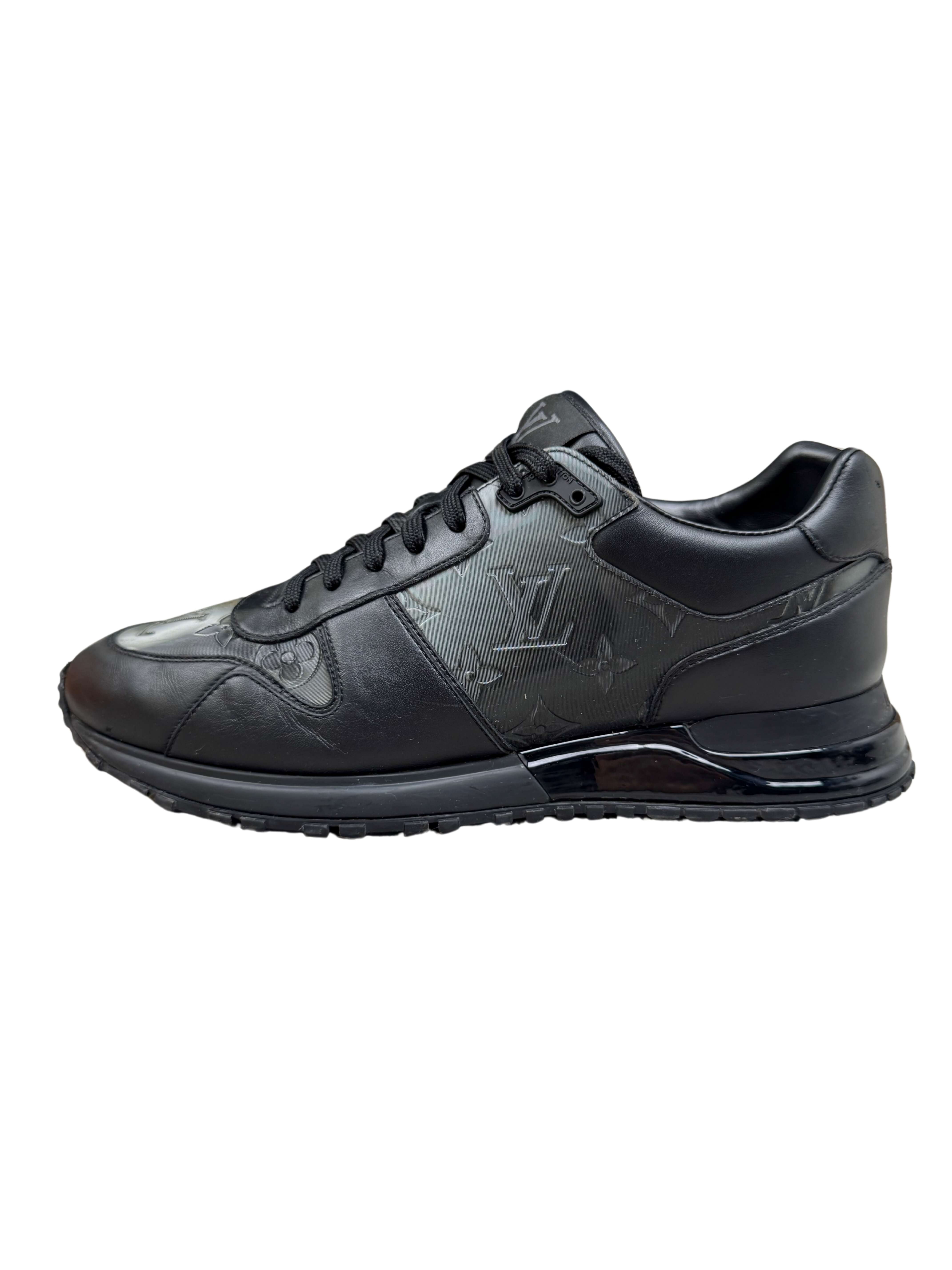 Louis Vuitton Run Away Iridescent Trainers - Black