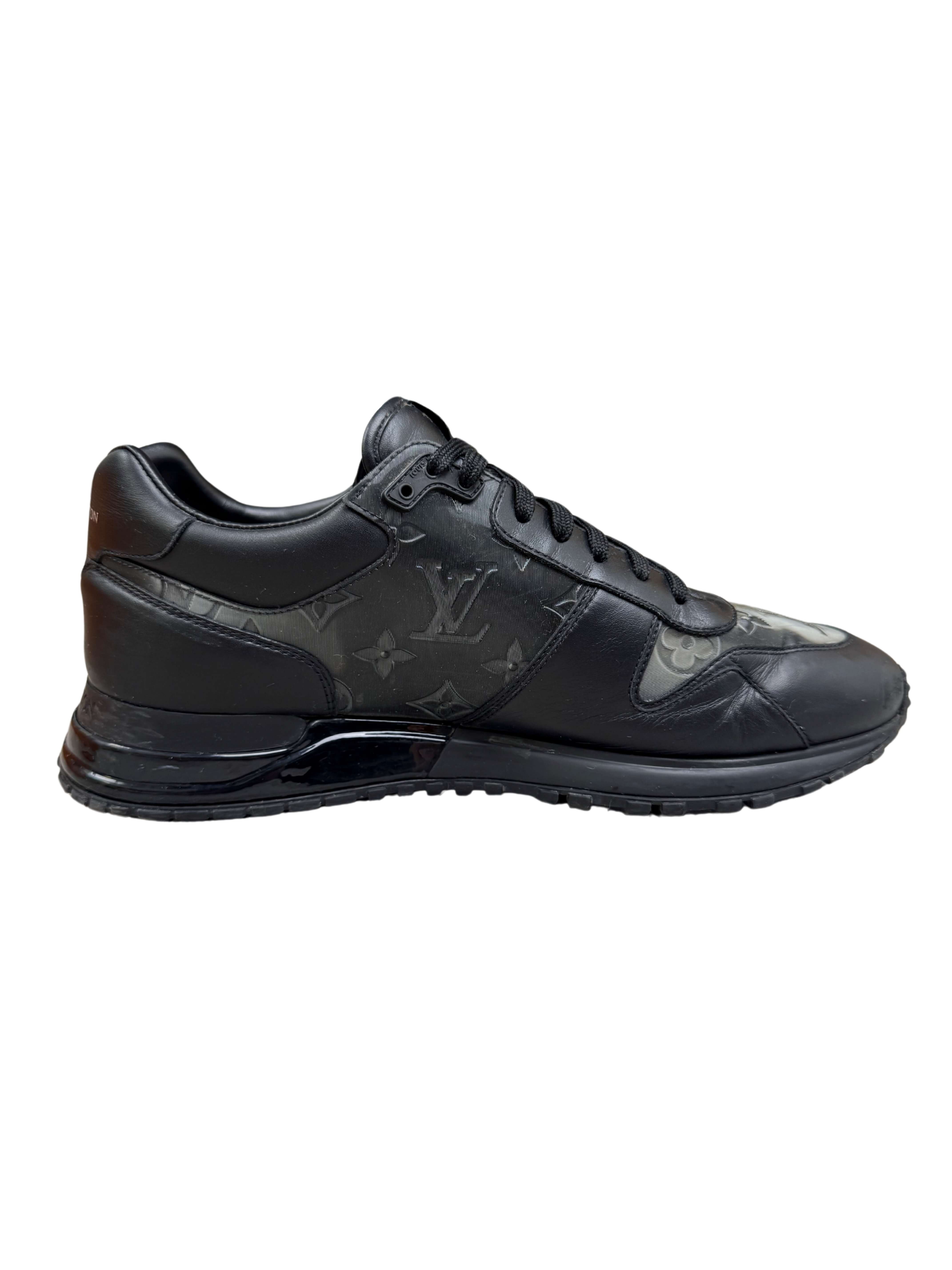 Louis Vuitton Run Away Iridescent Trainers - Black