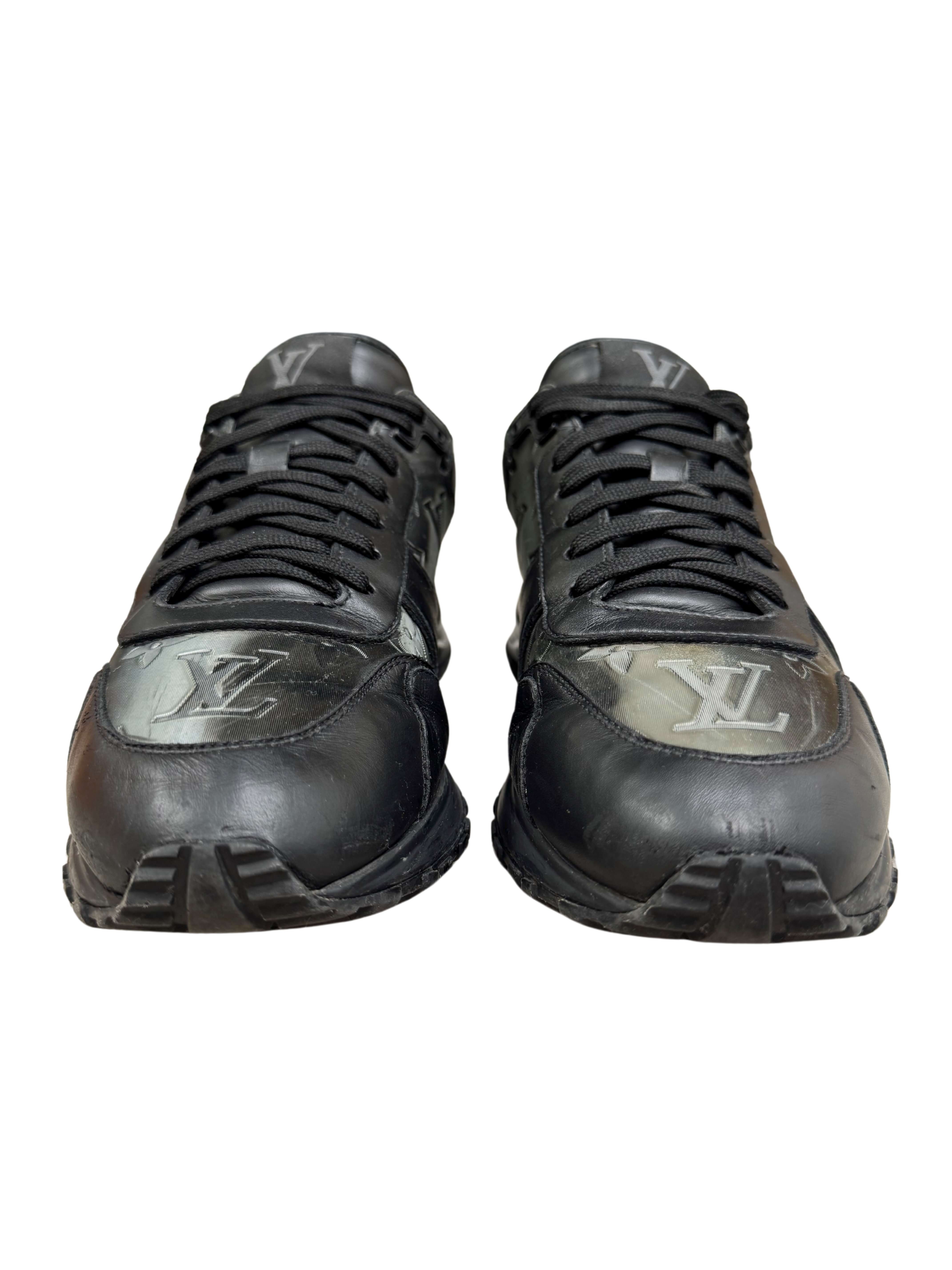 Louis Vuitton Run Away Iridescent Trainers - Black