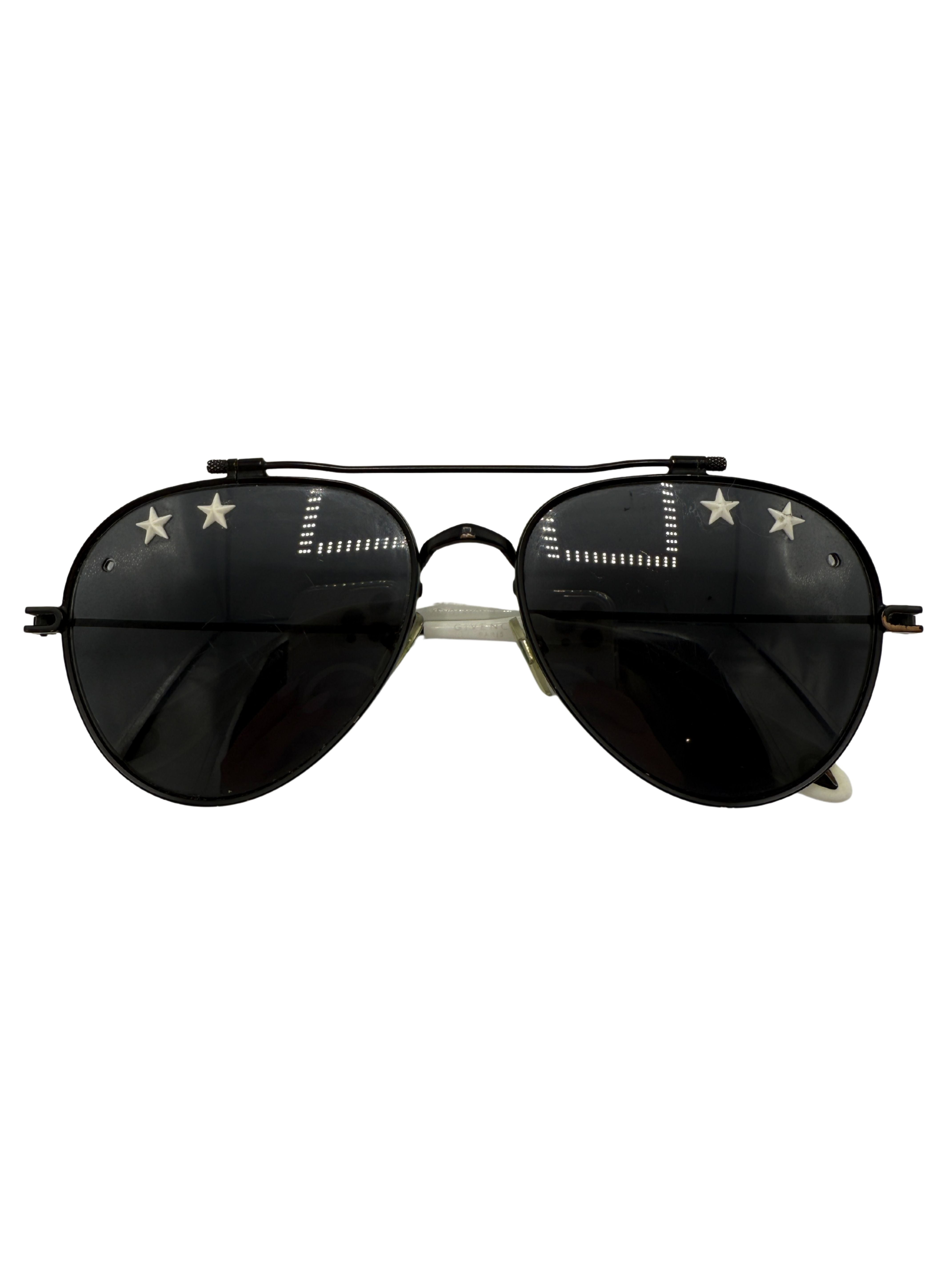 Givenchy Star Aviator Sunglasses - Black Givenchy