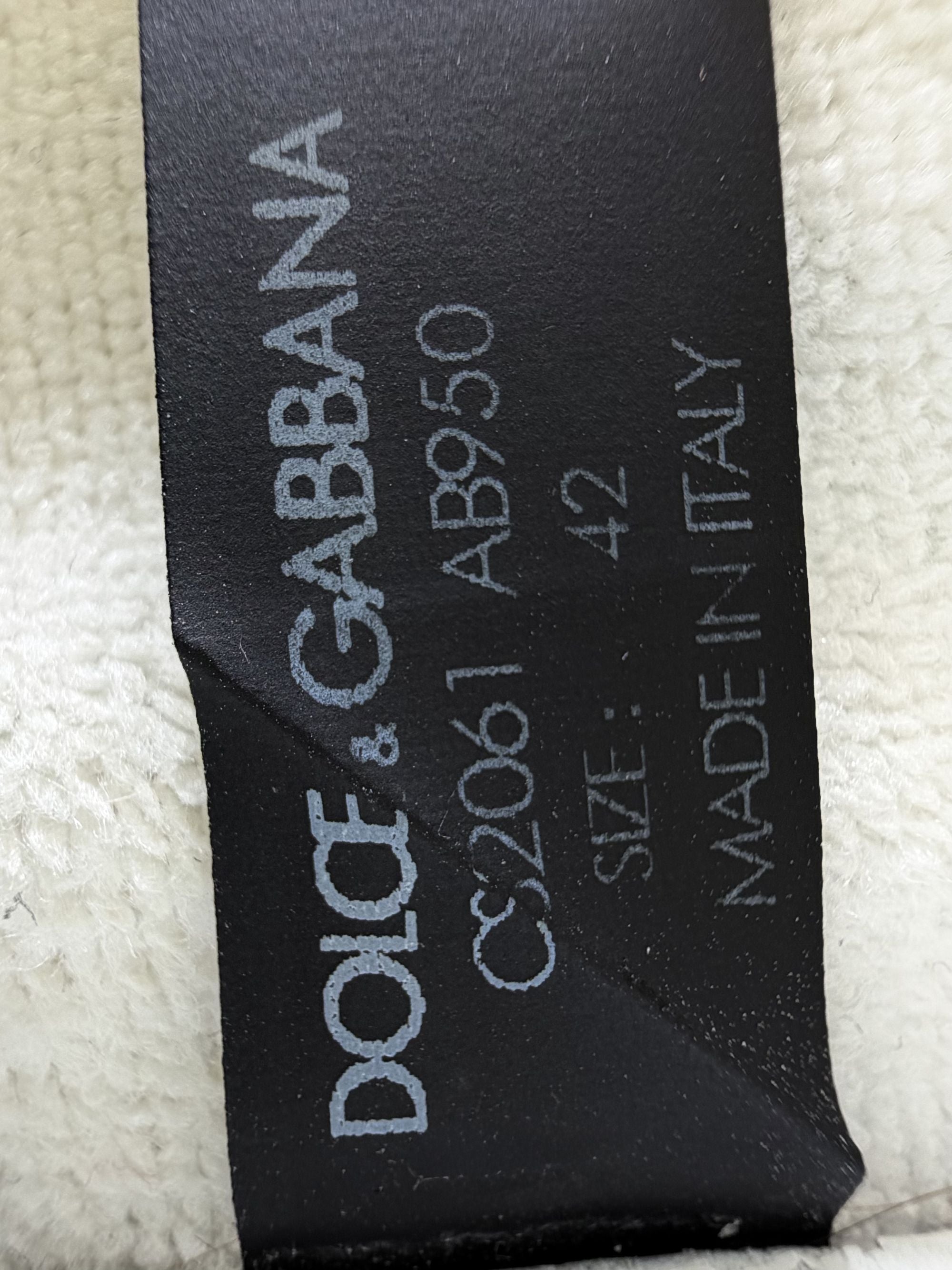 Dolce & Gabbana Leather Low Sneakers - White Dolce & Gabbana