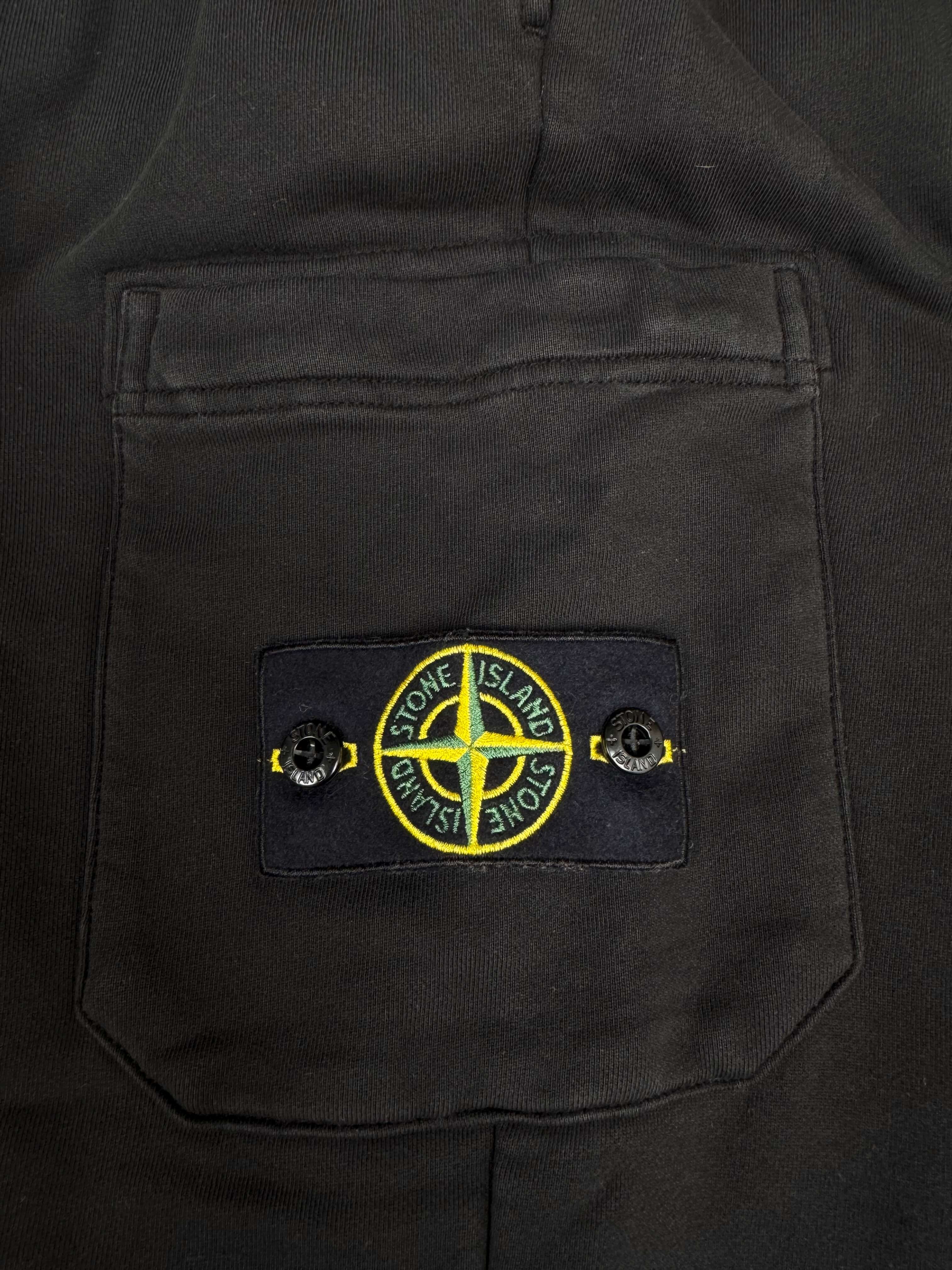 Stone Island Badge Logo Half Zip Tracksuit - Black Stone Island