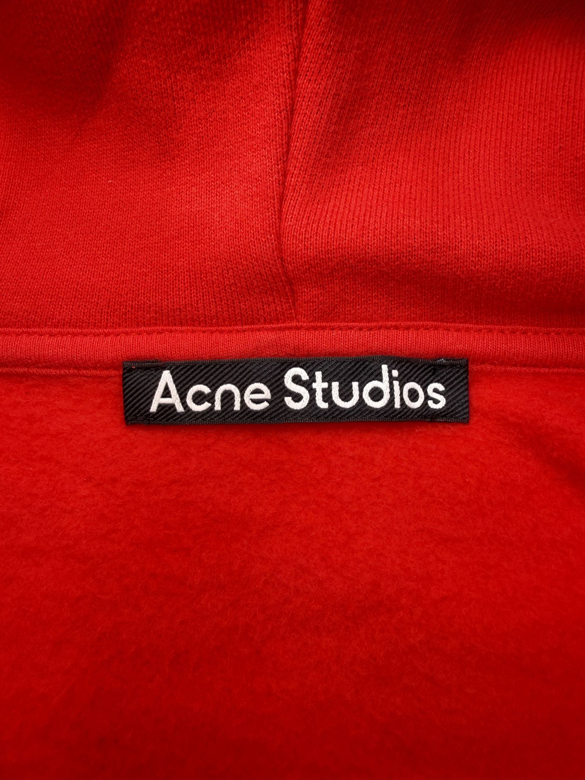 Acne Studio's 'Seperation' Hoodie - Red Acne Studios