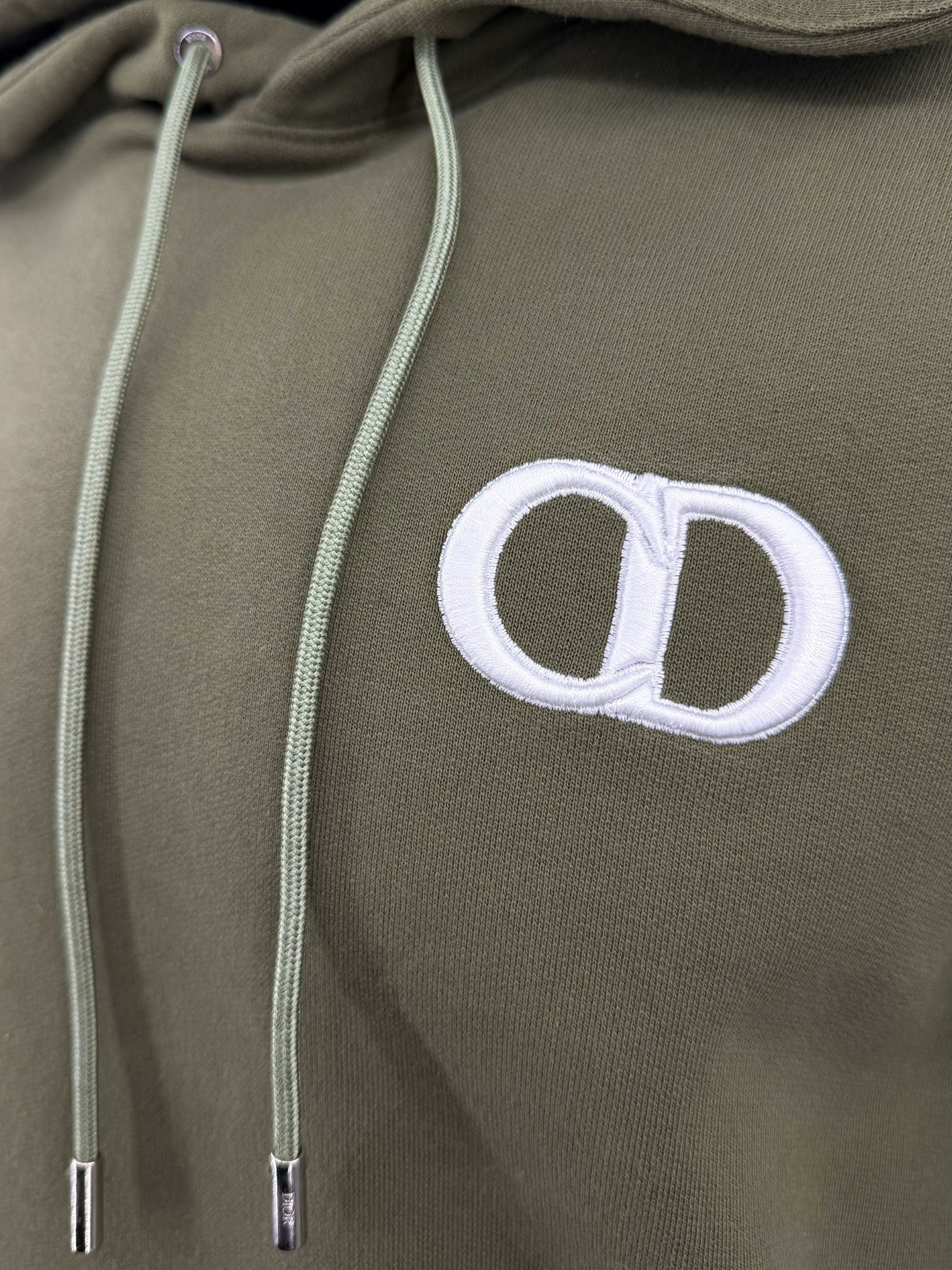 Dior CD Icon Hoodie - Khaki Dior