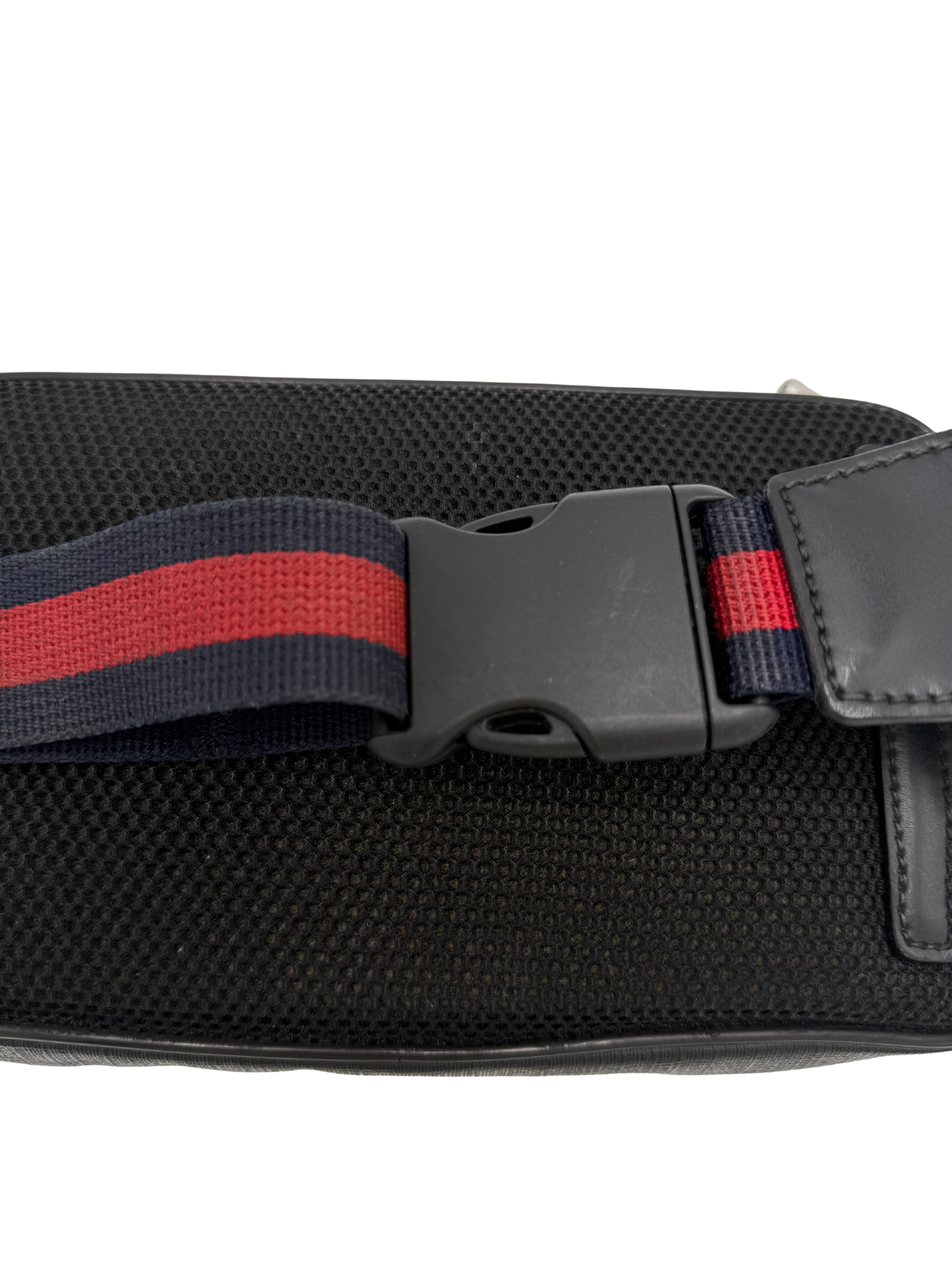 Gucci GG Supreme Shoulder / Waist Bag - Grey
