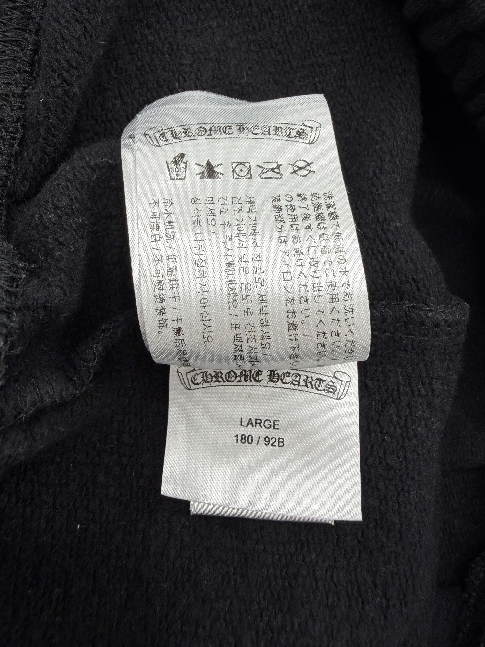 Chrome Hearts Scroll Logo Tracksuit - Black Chrome Hearts
