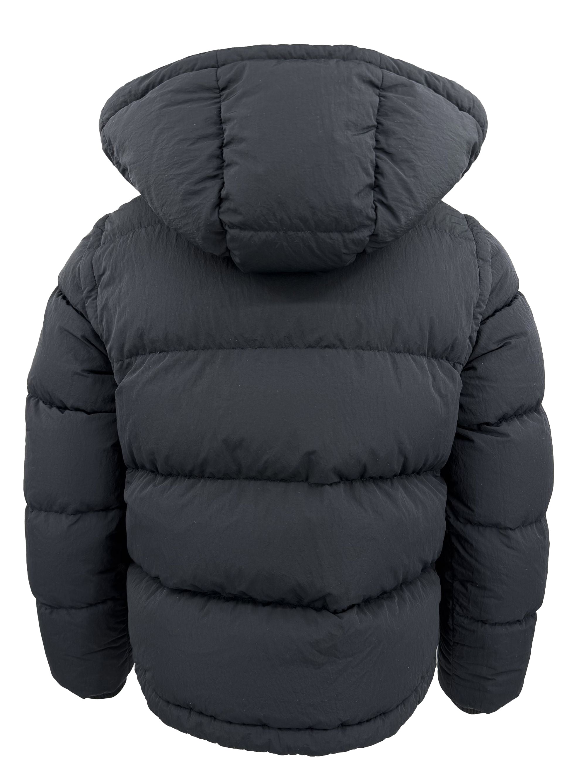 Burberry Check Removable Sleeve Down Jacket - Black Burberry
