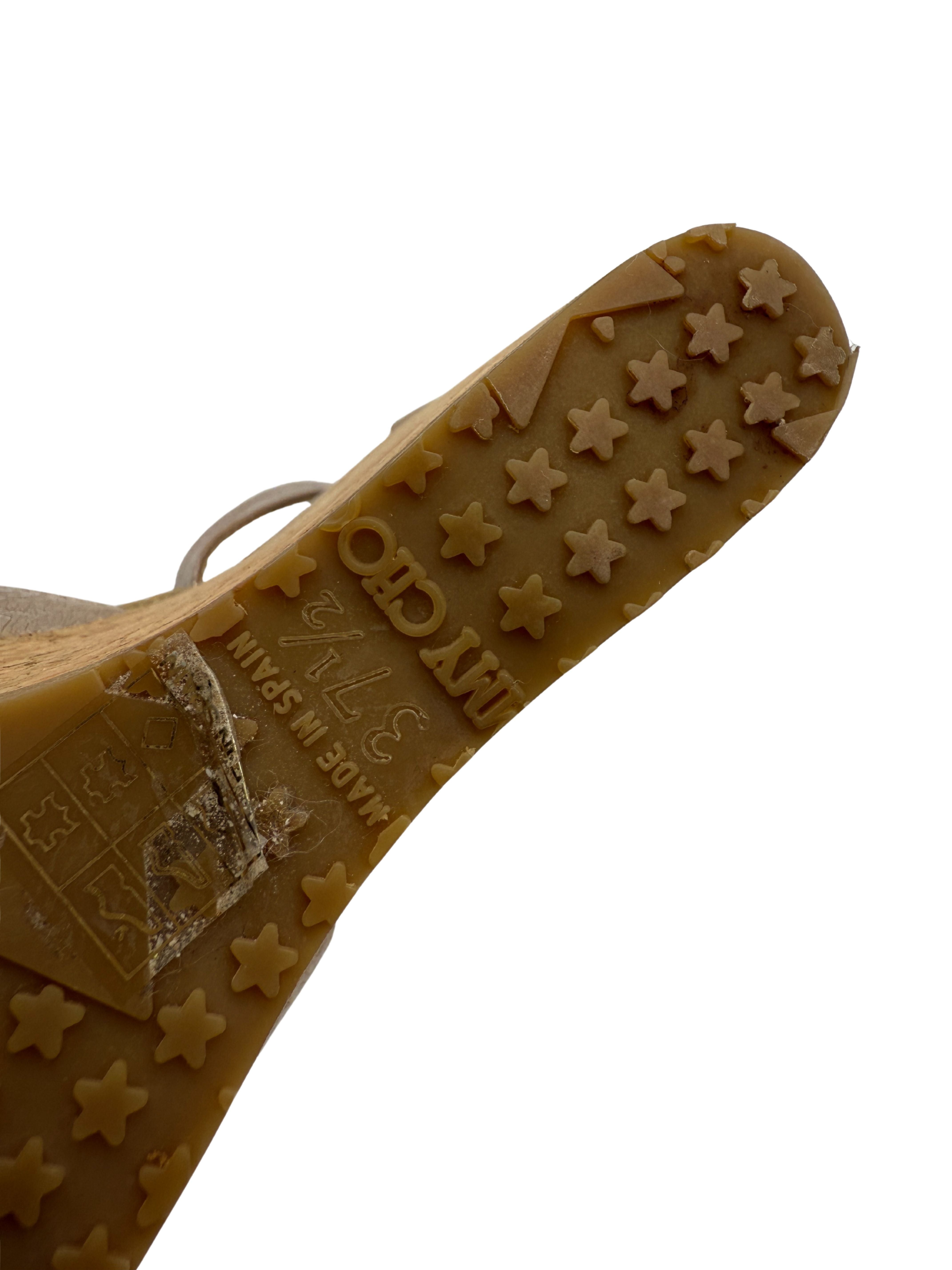 Jimmy Choo Pela Wedges - Champagne