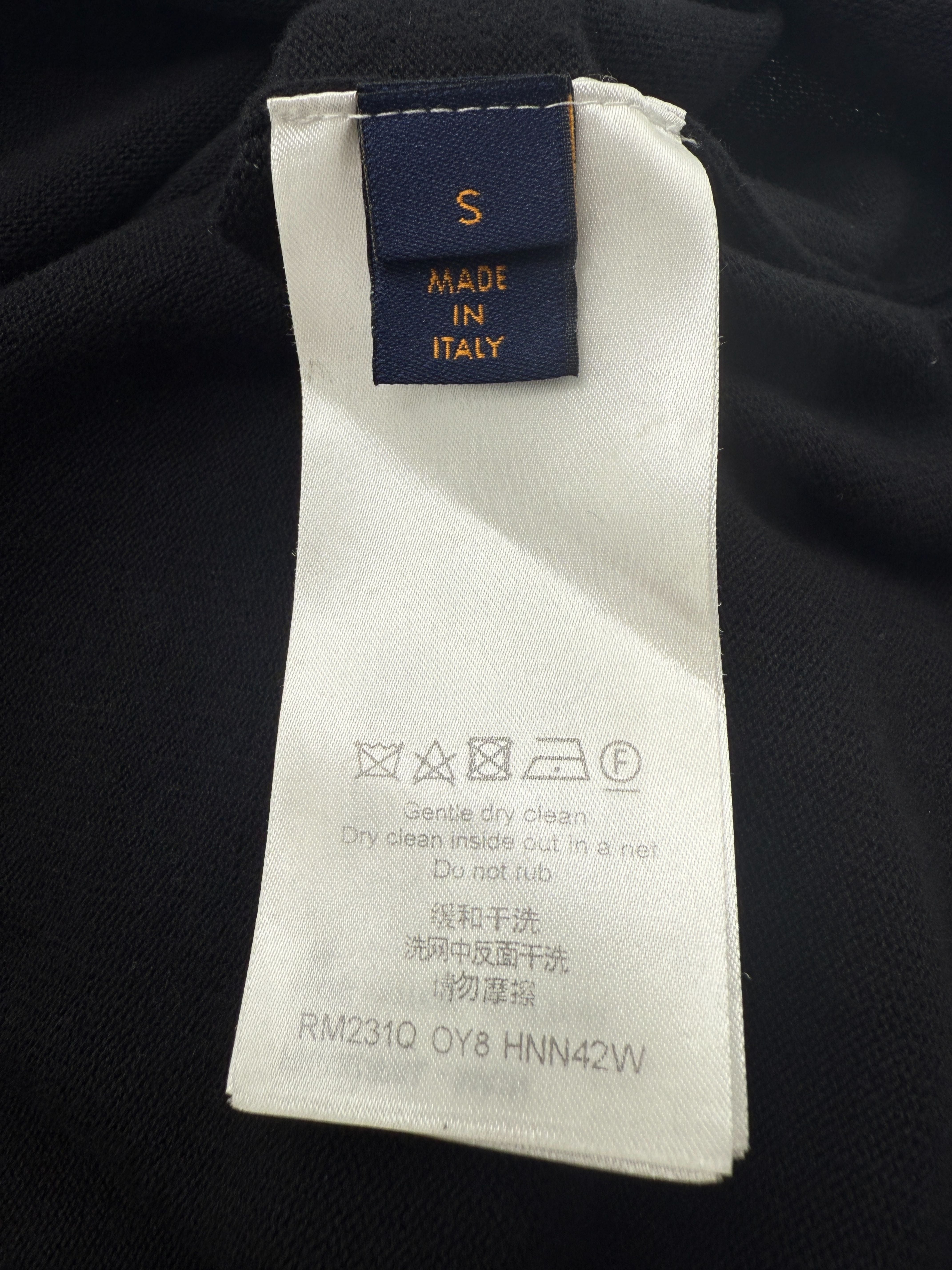 Louis Vuitton Signature Knit Crewneck T-Shirt - Black