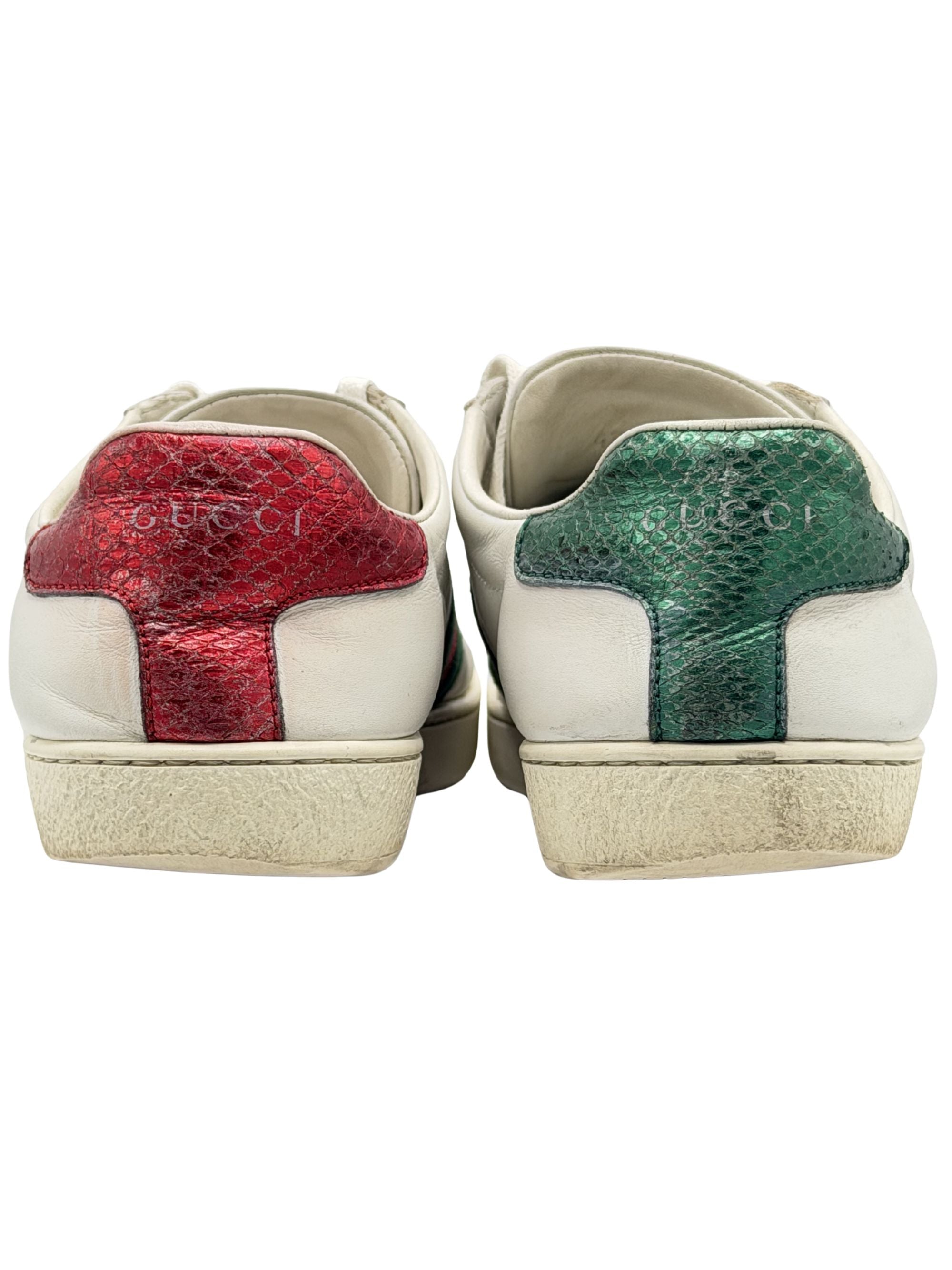 Gucci Ace Leather Trainers - White Gucci