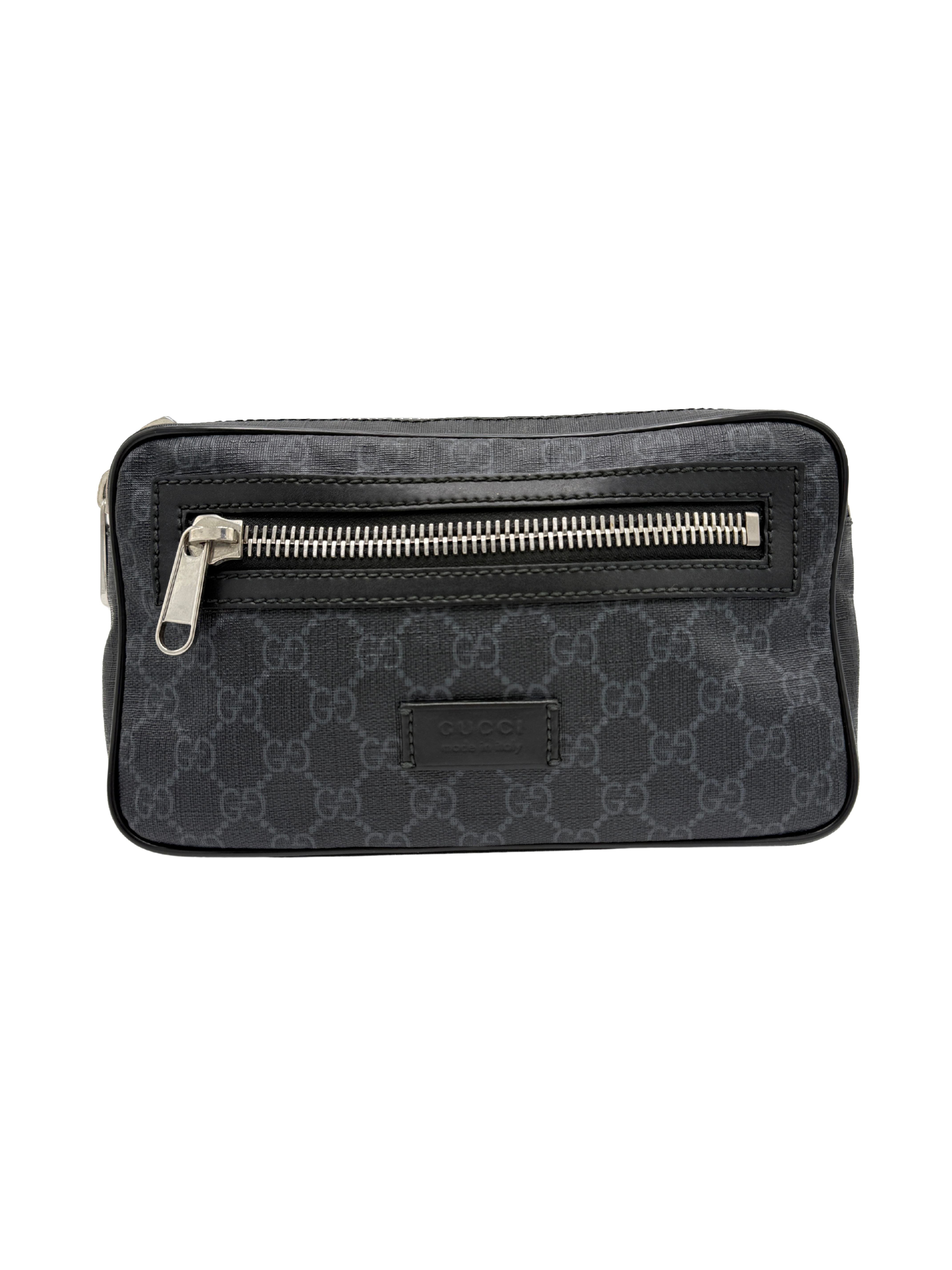 Gucci GG Supreme Shoulder / Waist Bag - Grey