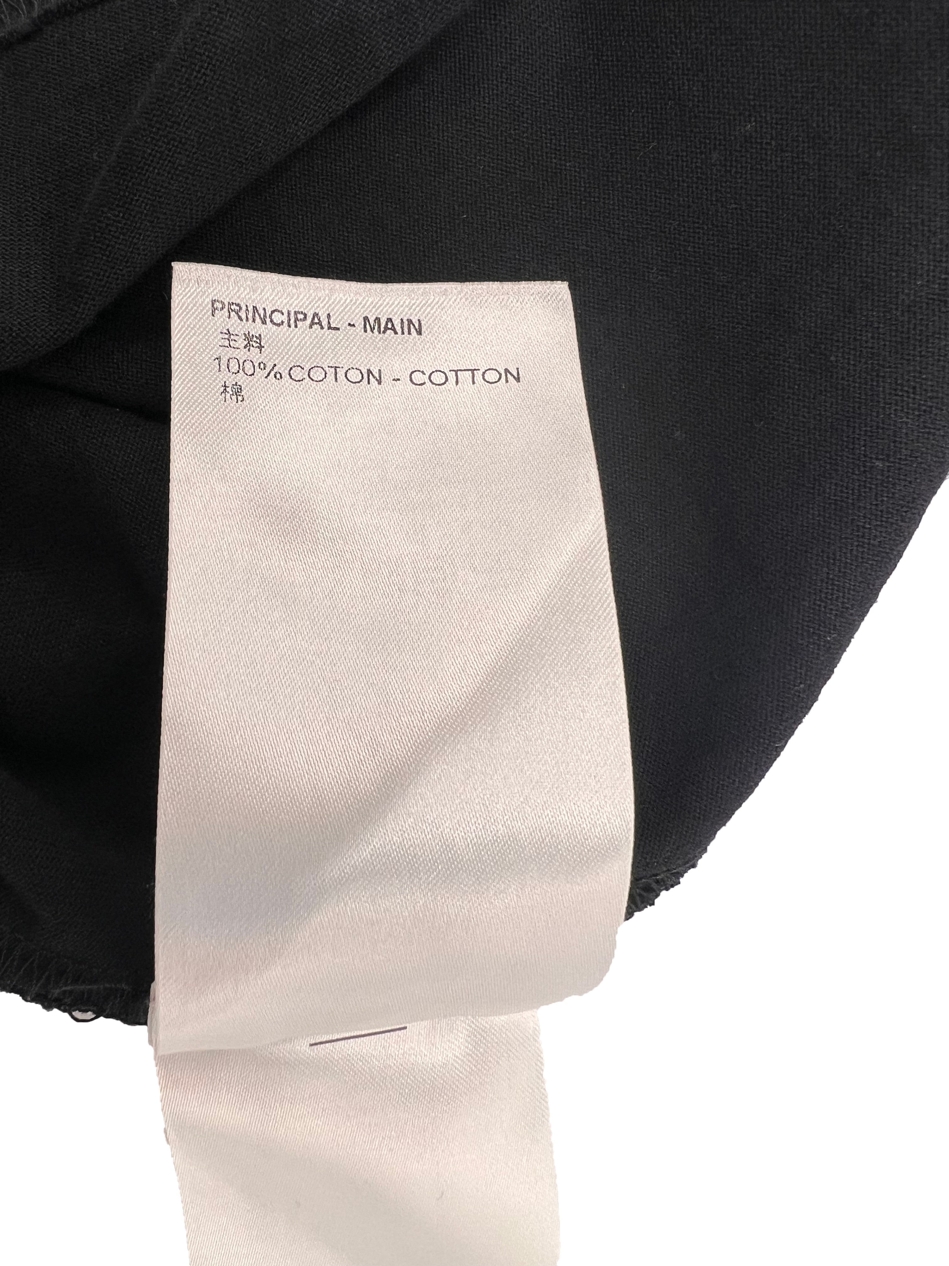 Louis Vuitton Frequency Embroidered T-shirt - Black Louis Vuitton