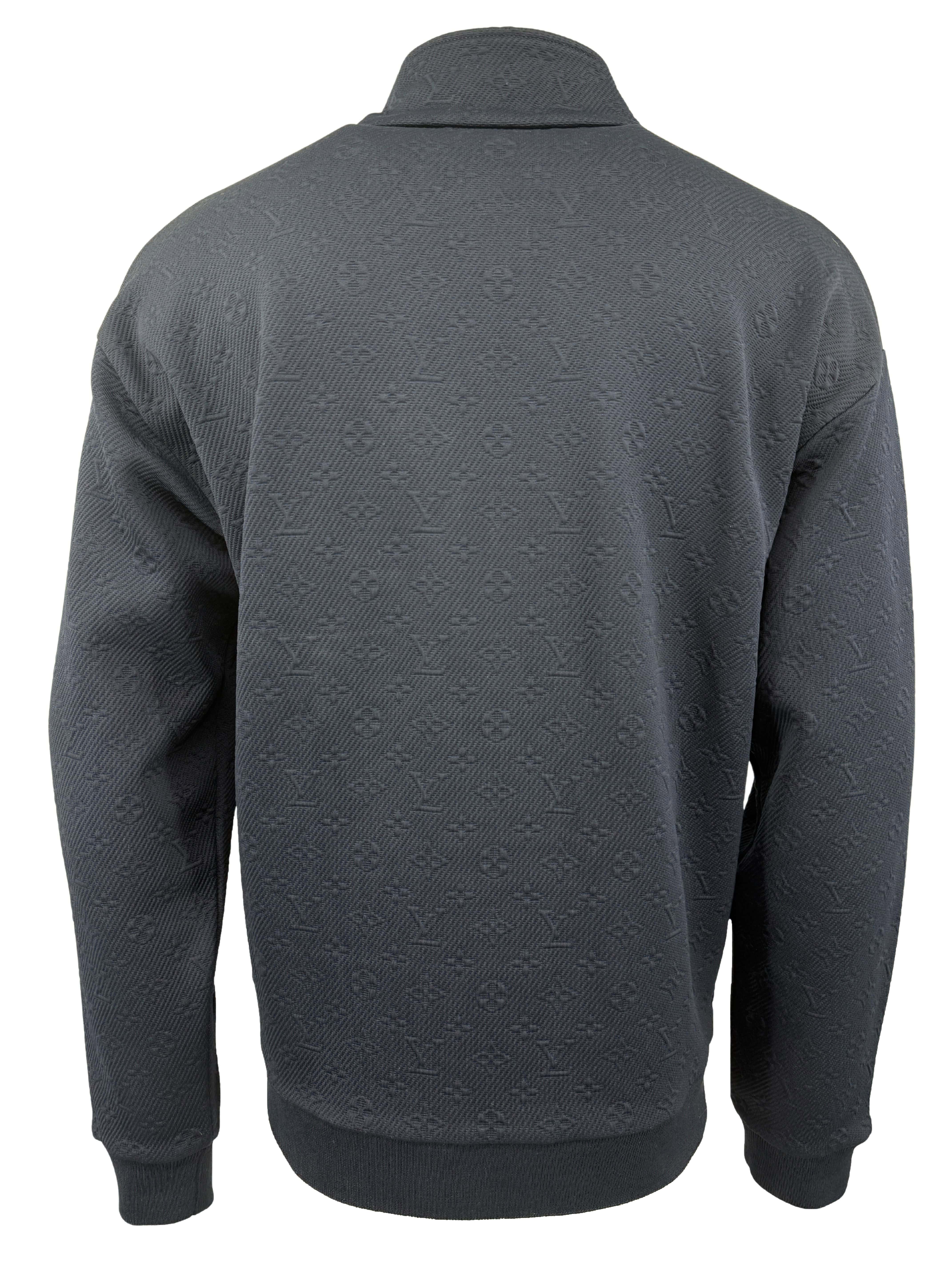 Louis Vuitton Monogram Fleece Track Jacket - Navy