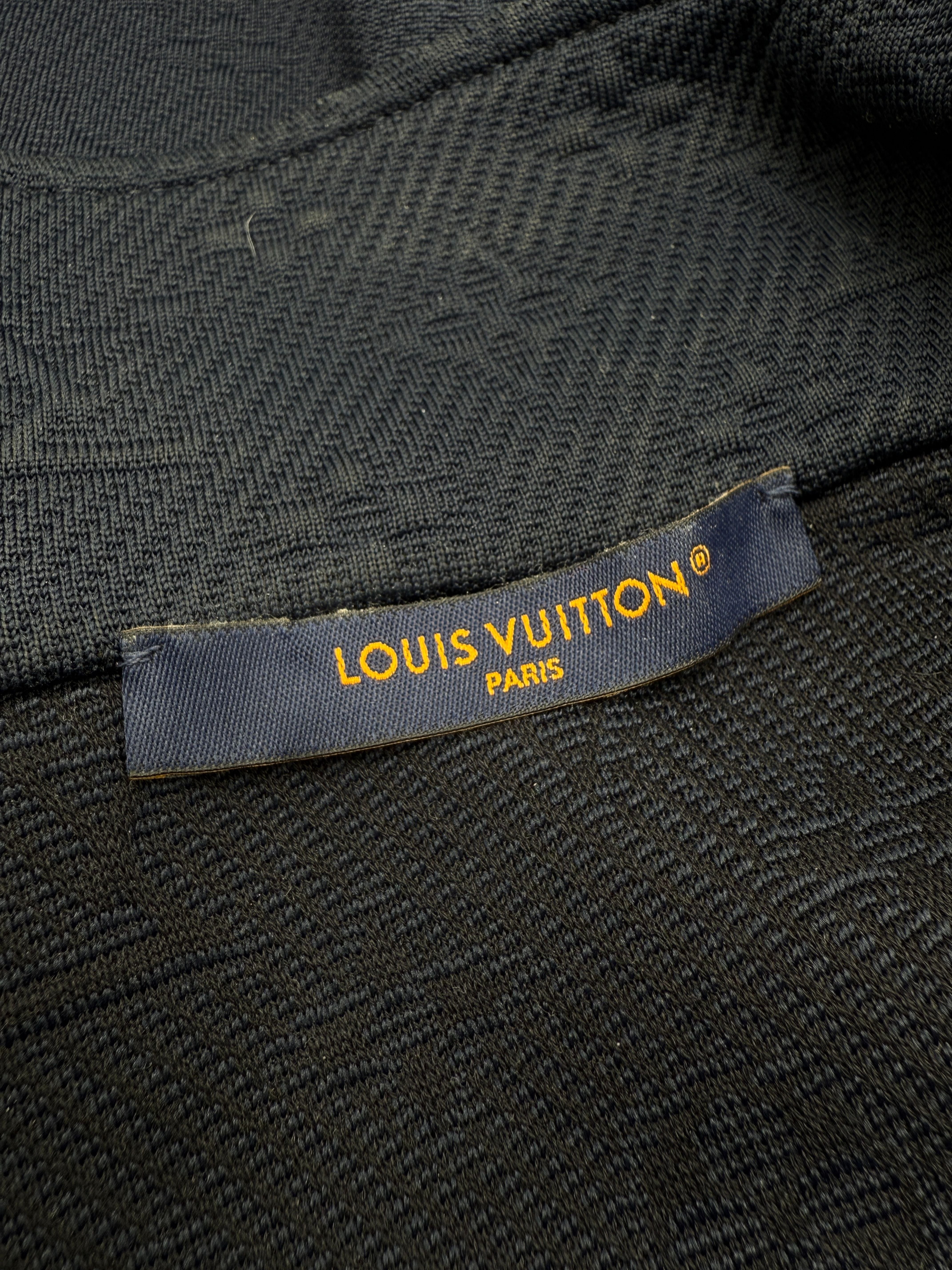 Louis Vuitton Monogram Fleece Track Jacket - Navy