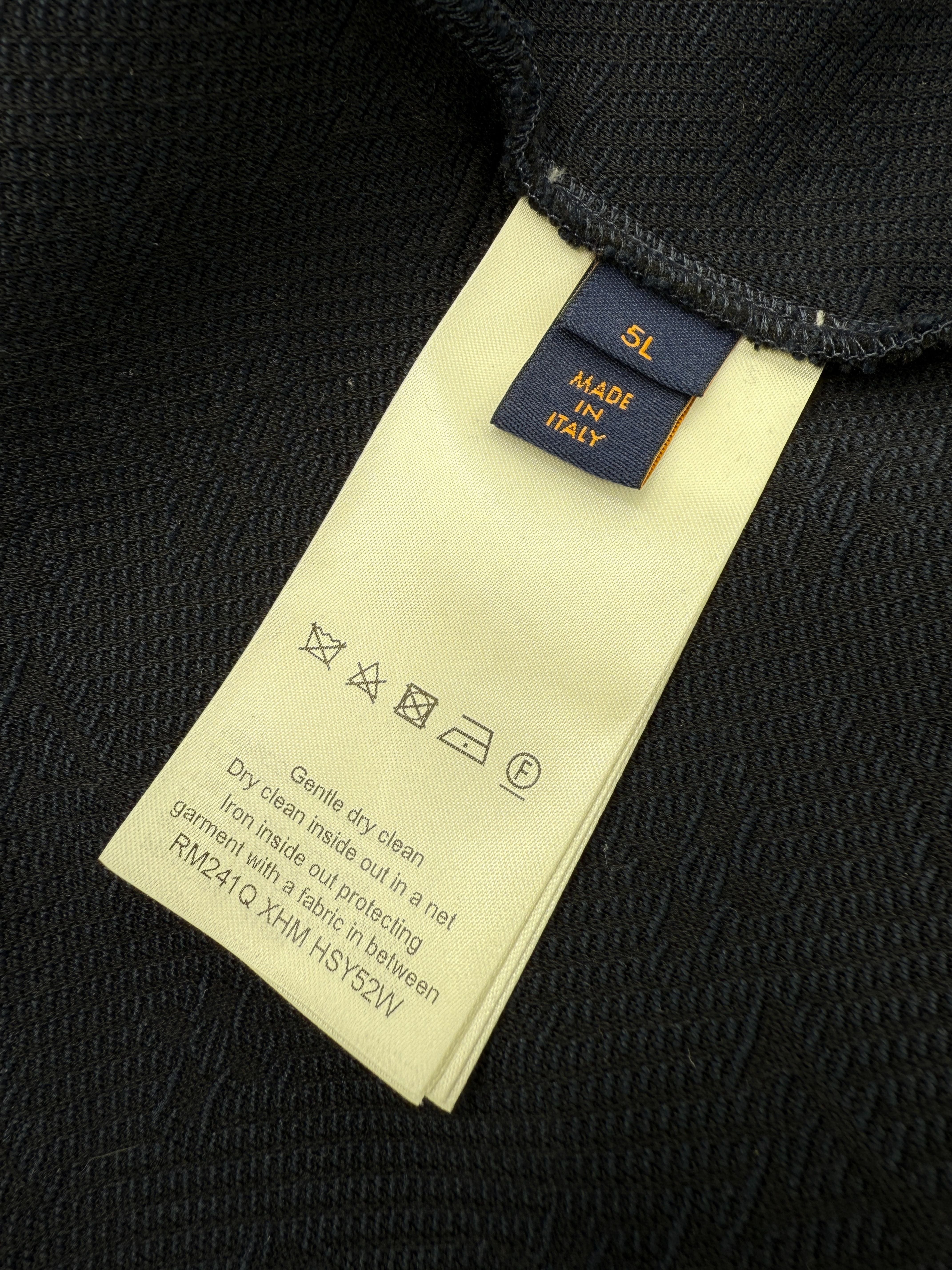 Louis Vuitton Monogram Fleece Track Jacket - Navy