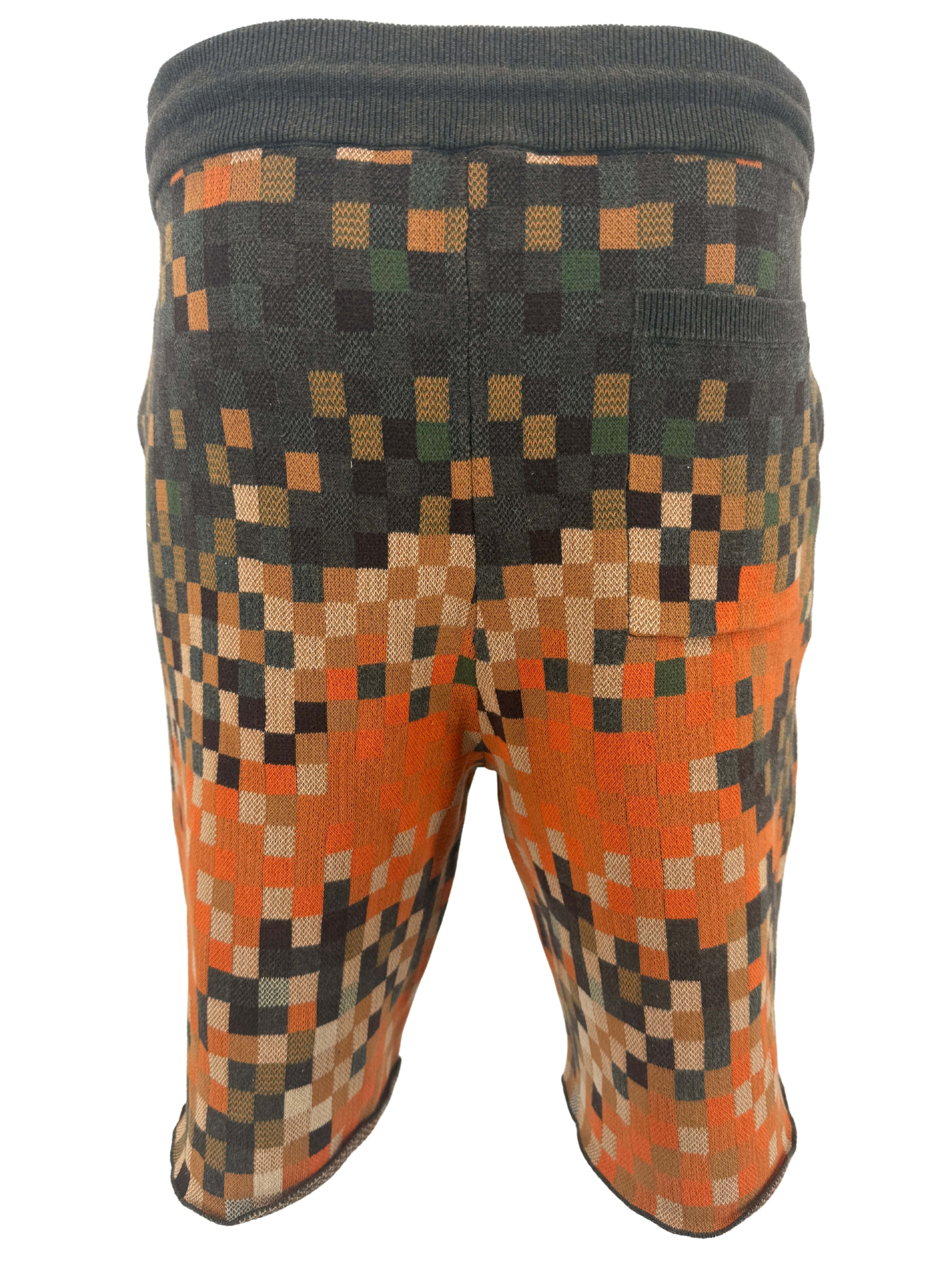 Louis Vuitton Damoflauge Jacquard Cotton Shorts - Brown
