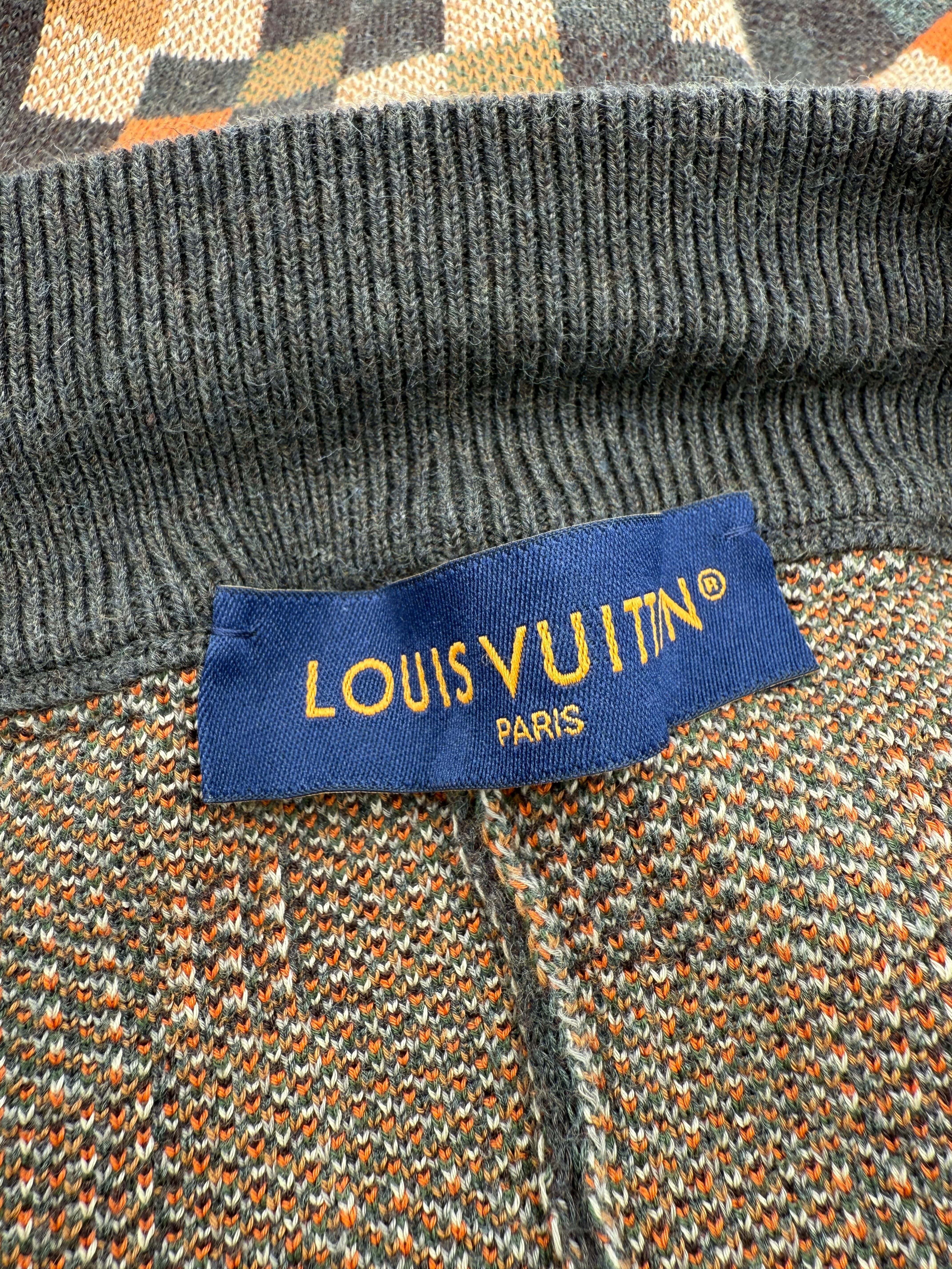 Louis Vuitton Damoflauge Jacquard Cotton Shorts - Brown