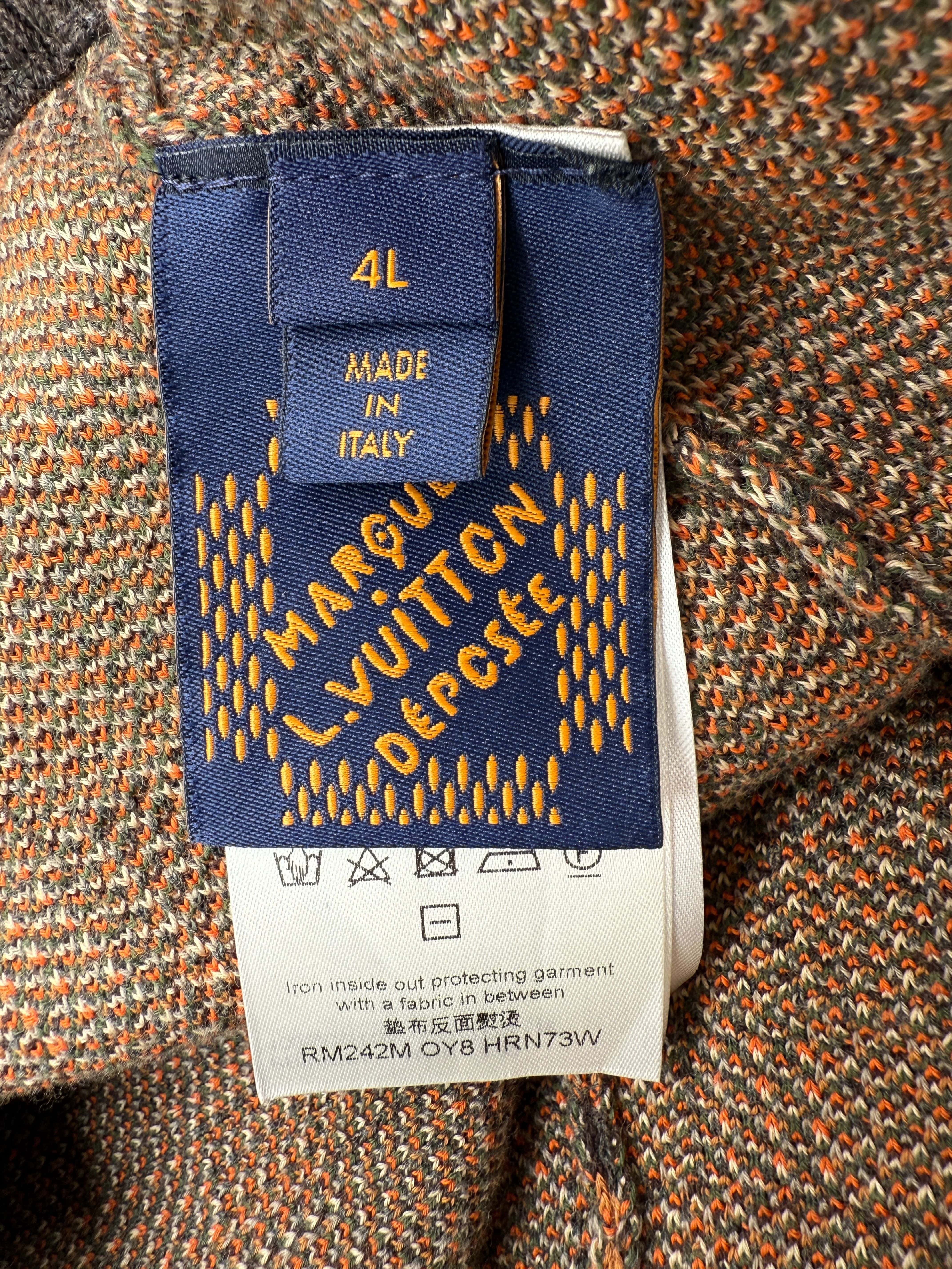 Louis Vuitton Damoflauge Jacquard Cotton Shorts - Brown