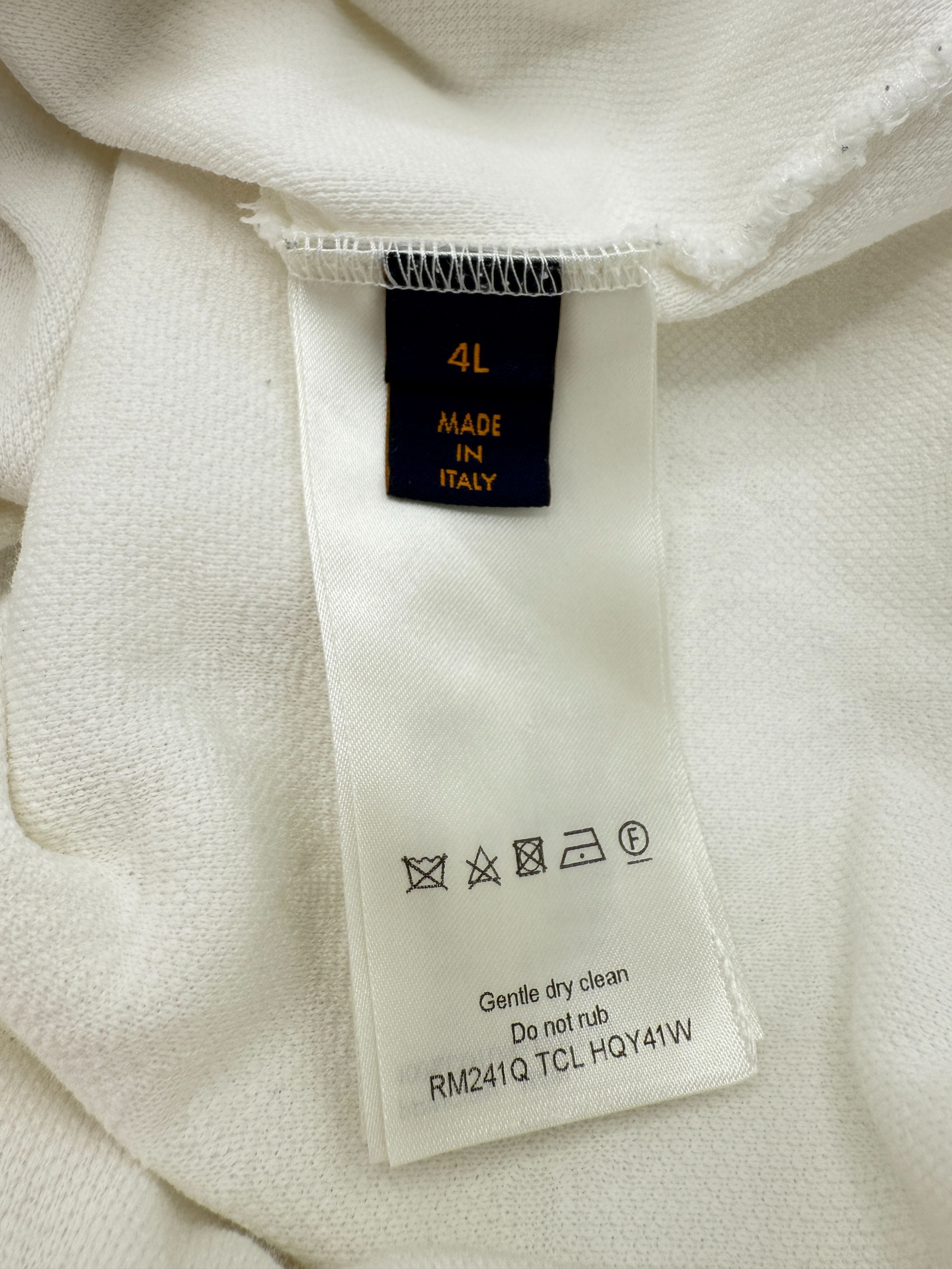 Louis Vuitton Monogram Pique Cotton T-Shirt - White