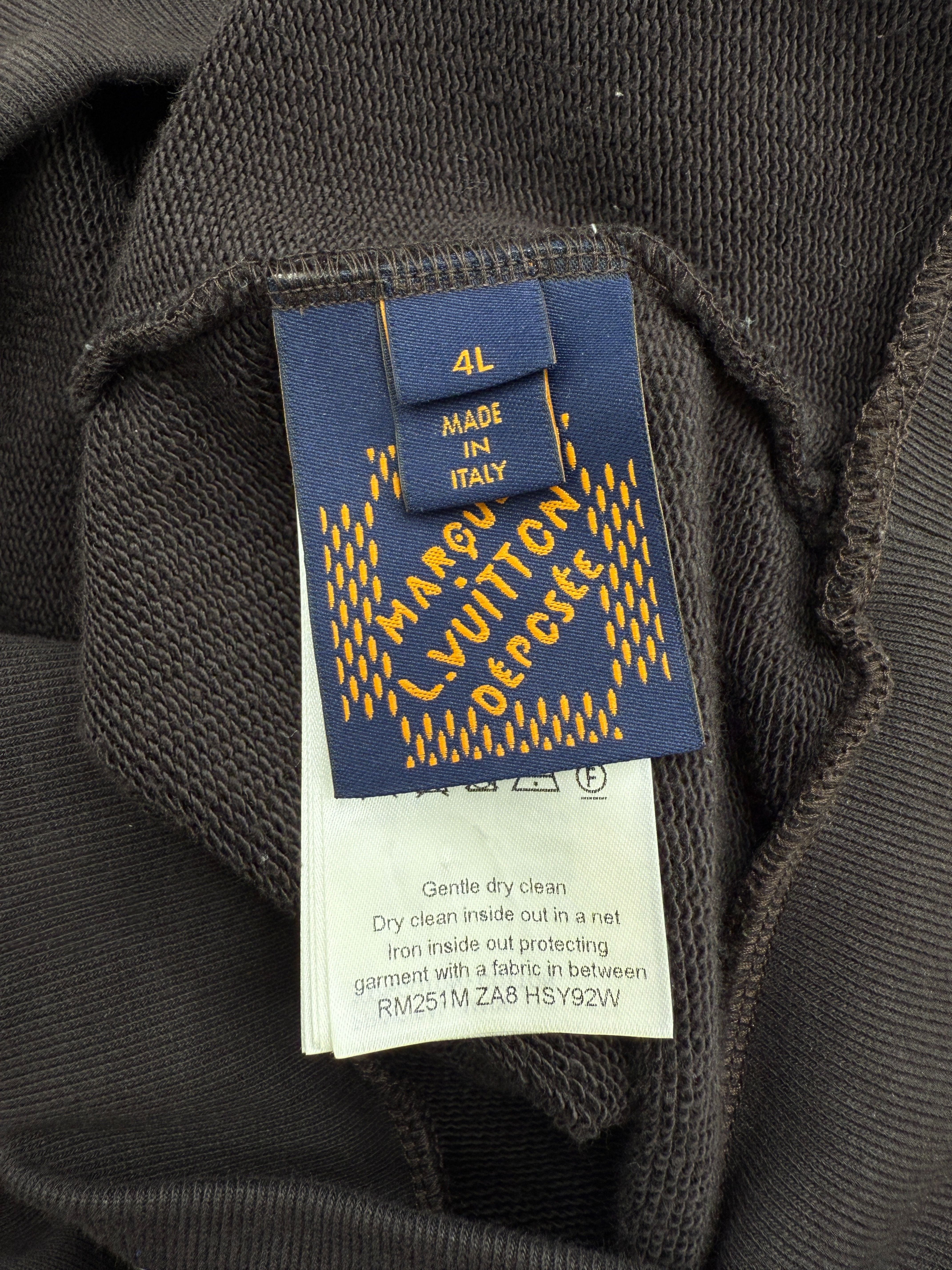 Louis Vuitton Pearl-Embellished Hoodie - Brown