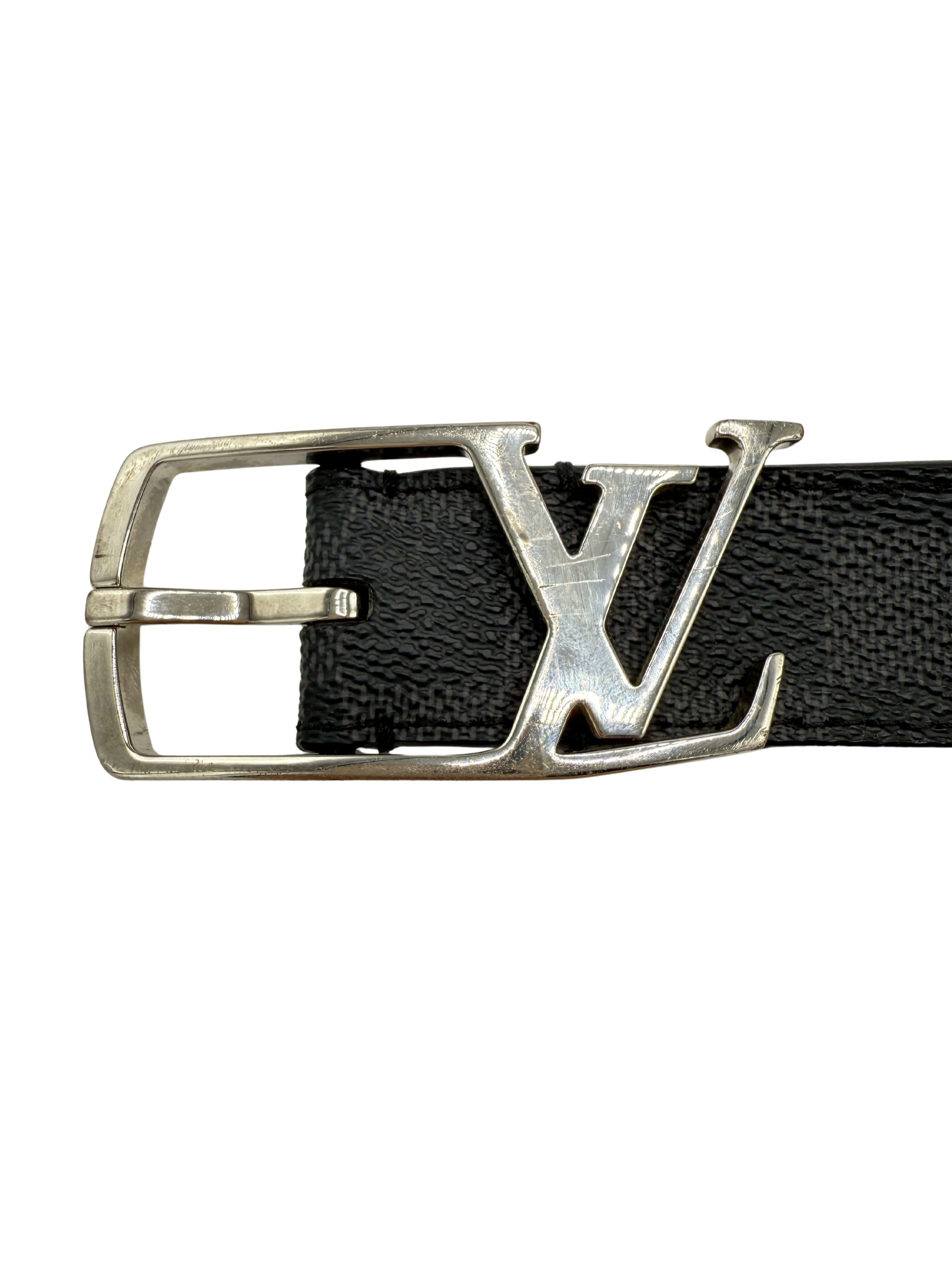 Louis Vuitton Damier Graphite Neogram Belt - Grey