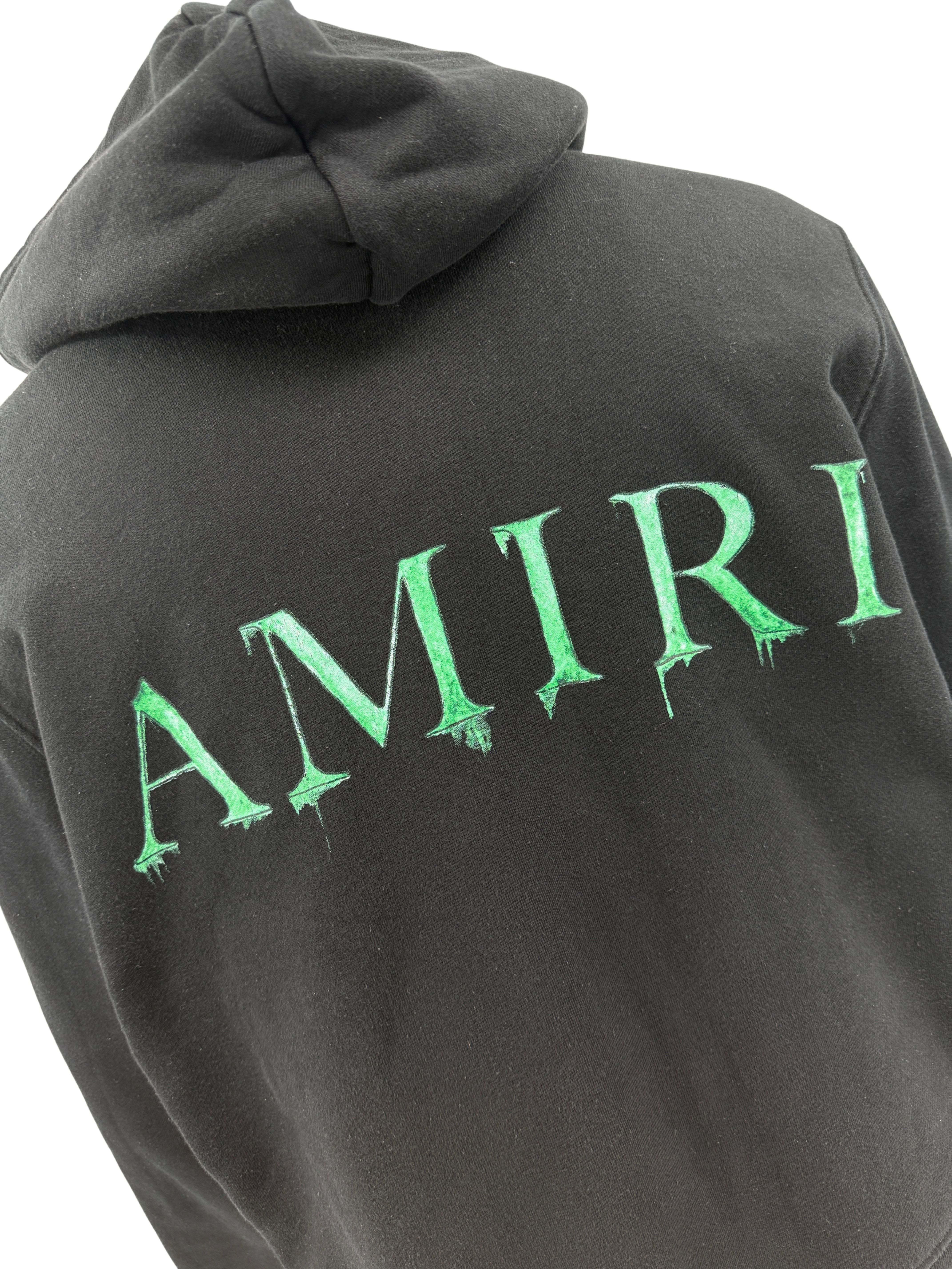 Amiri M.A Watercolour Logo Hoodie - Black Amiri