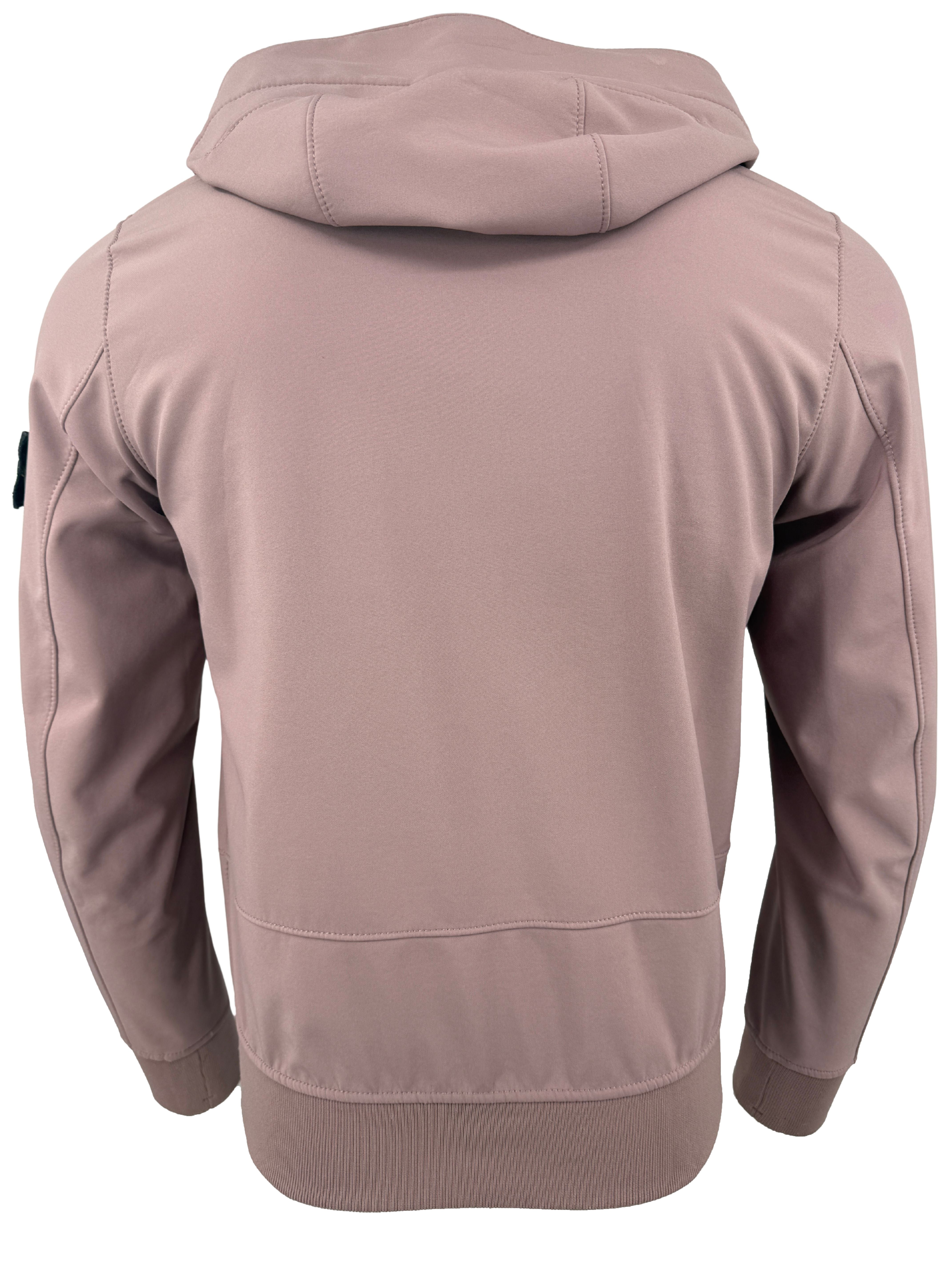 Stone Island Hooded Soft Shell-R Jacket - Salmon