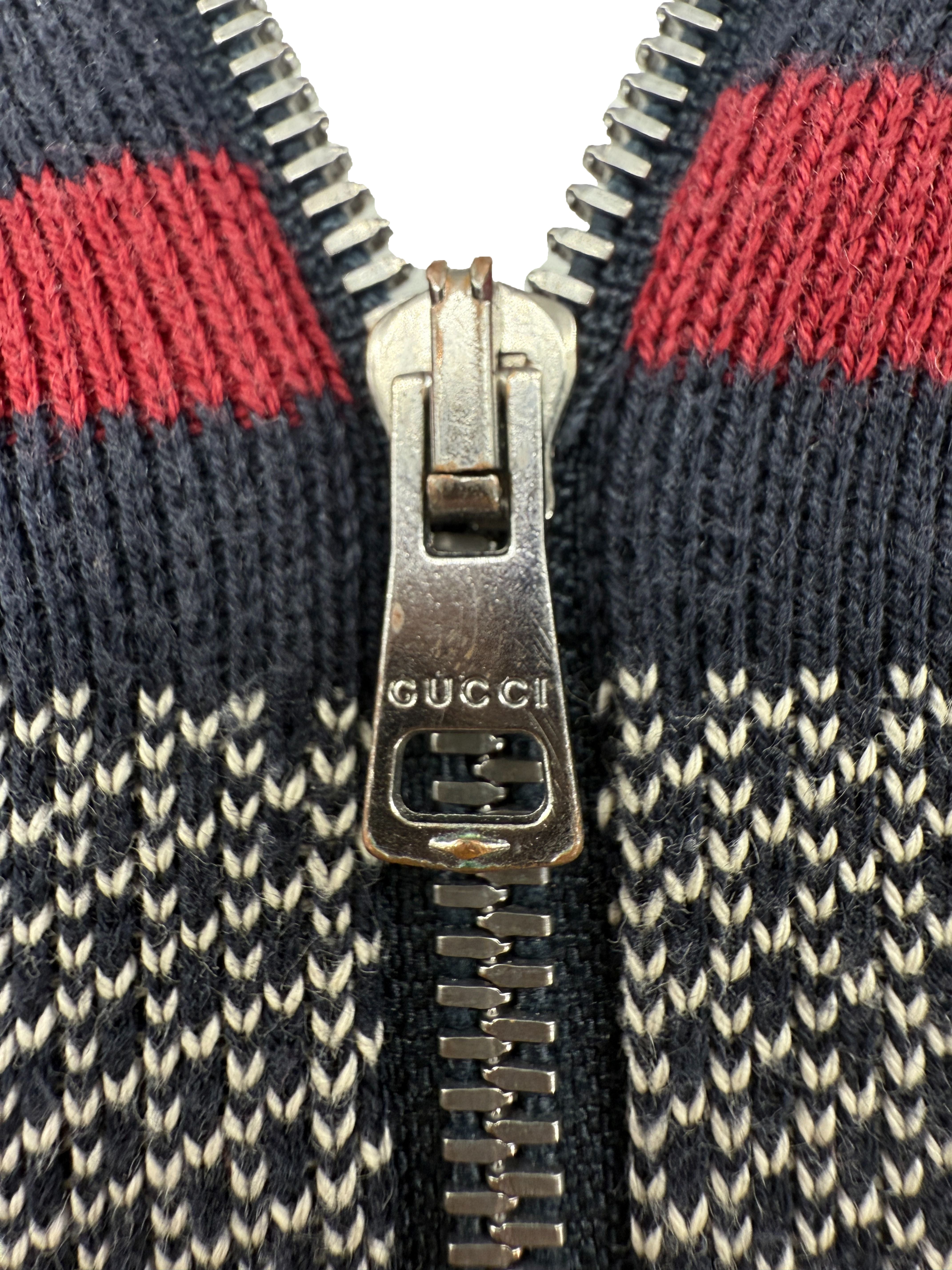 Gucci GG Jersey Cotton Jacket - Navy